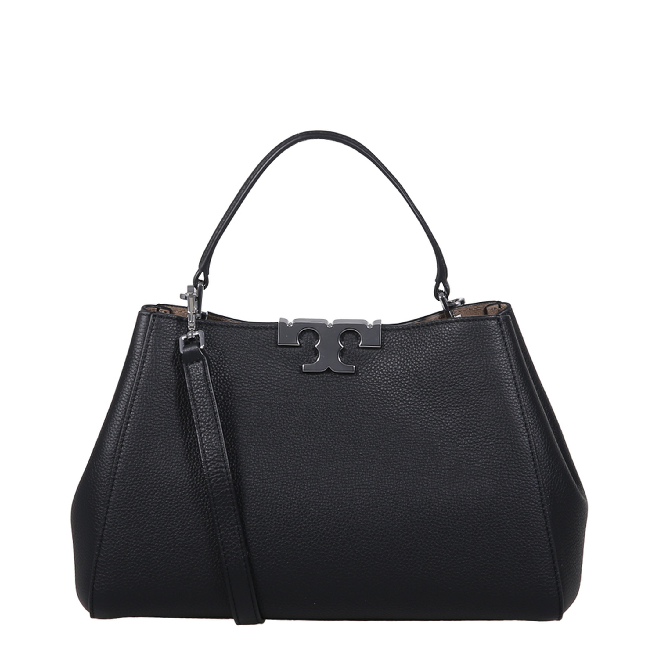 Eleanor Pebbled Medium Satchel Bag - Image 4