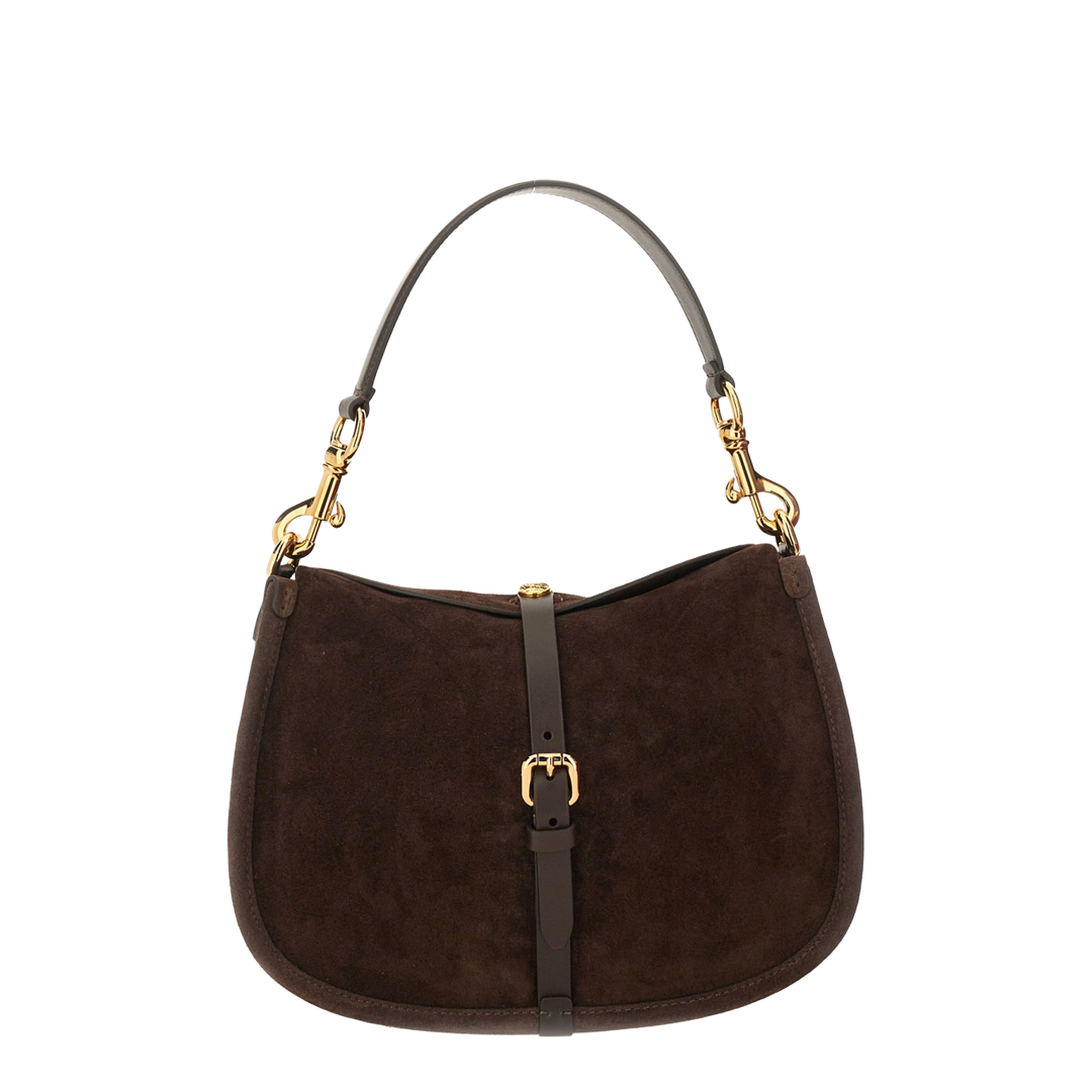Pony Medium Suede Bag - Brown - Image 1