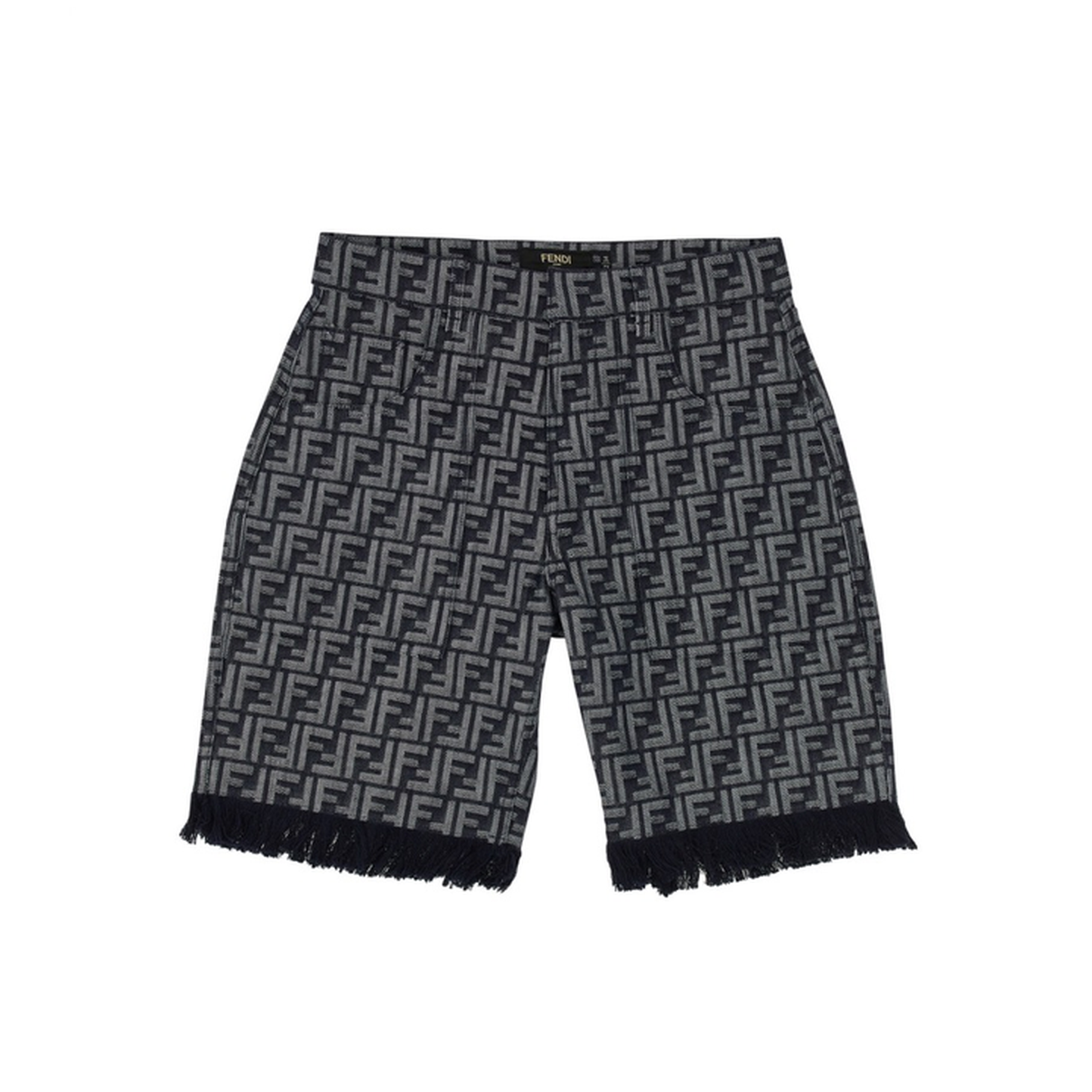 Denim Bermuda Shorts - Image 1