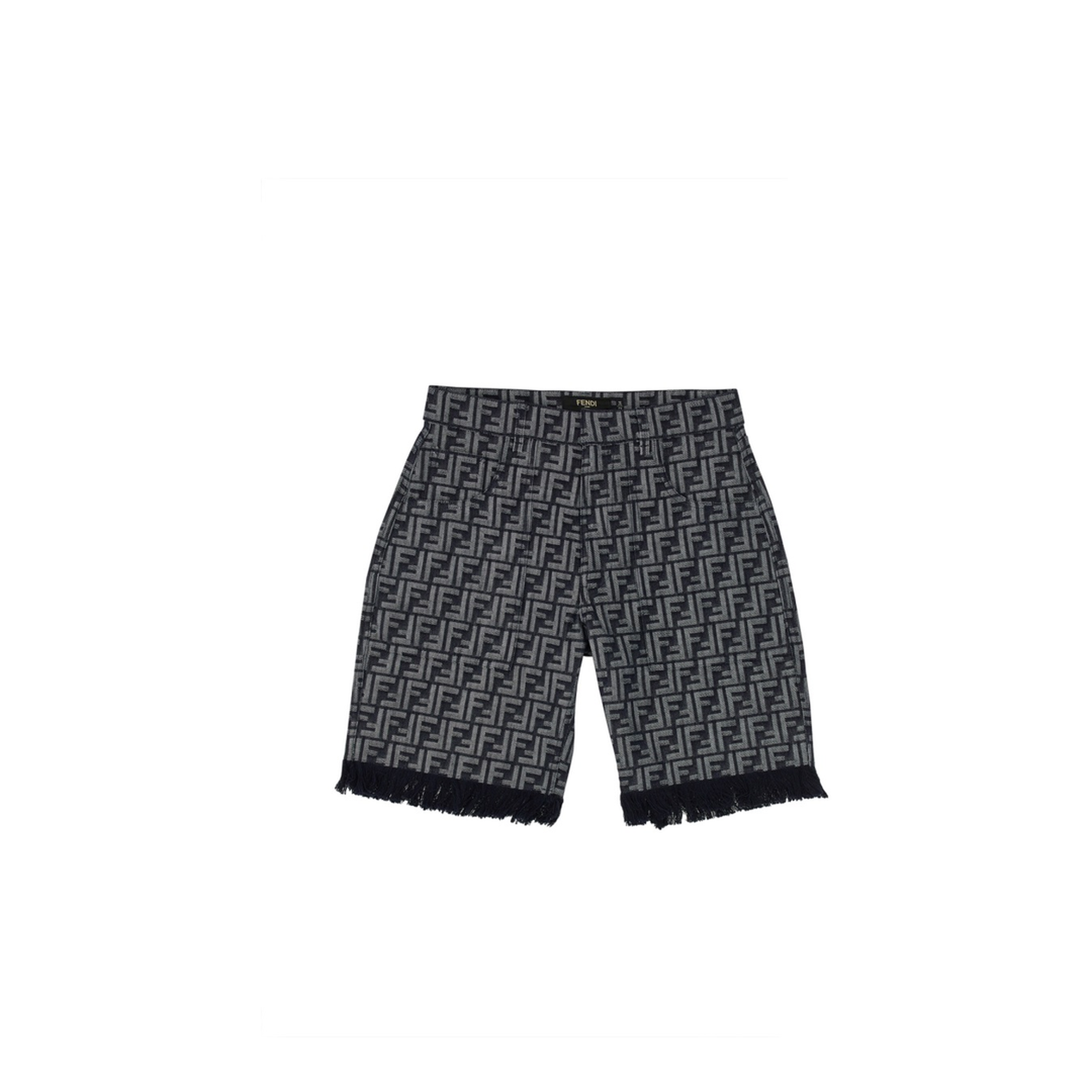 Denim Bermuda Shorts - Image 1