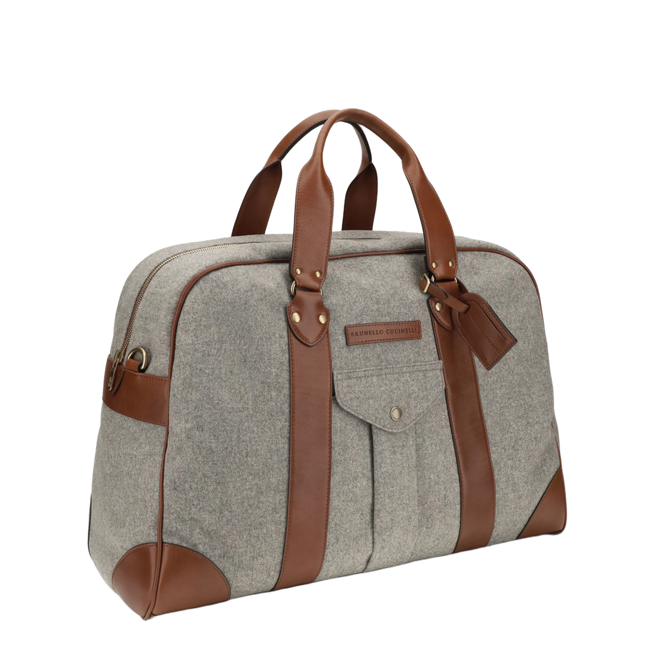 Street Bag One Size Wool Travel Bag - Beige - Image 2