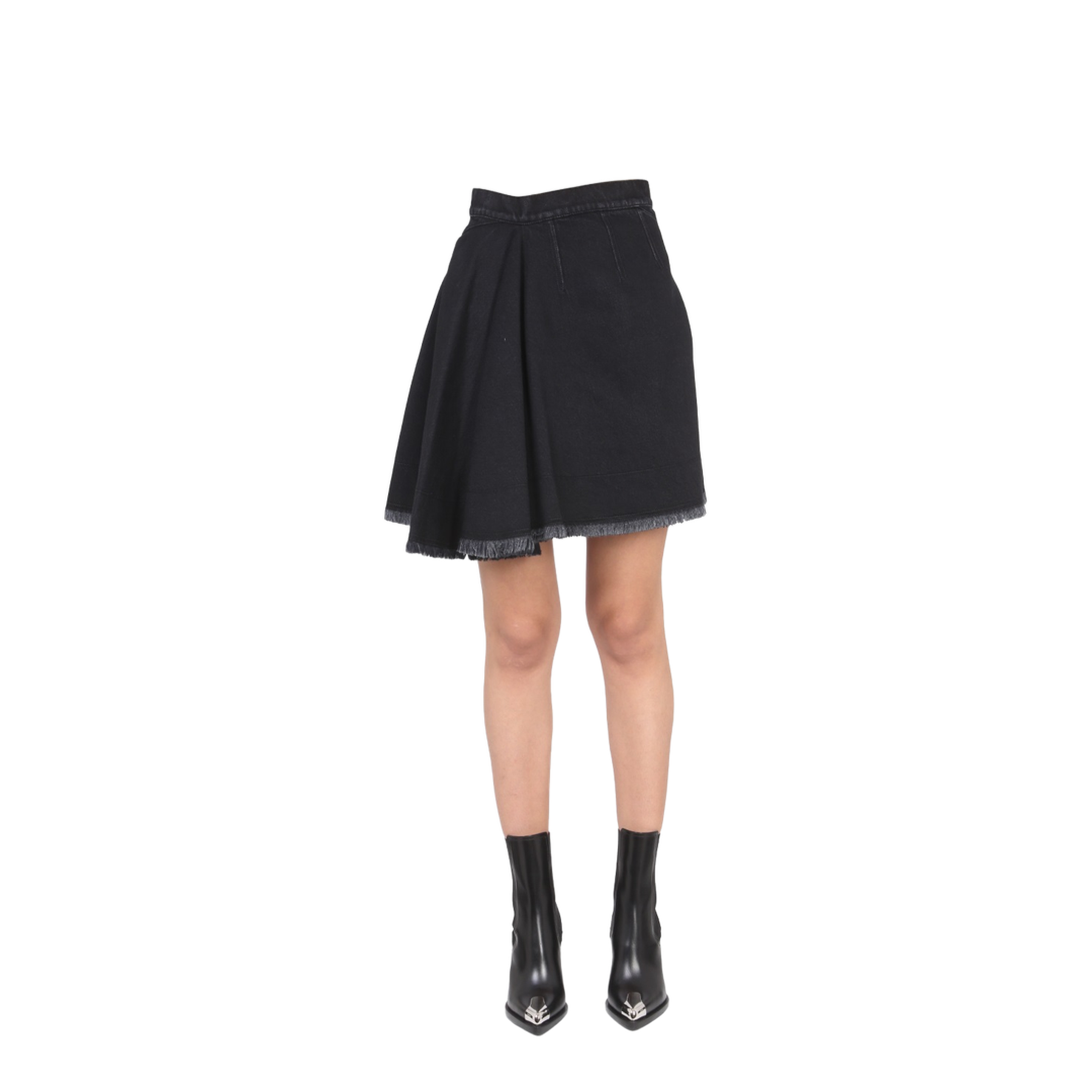 Asymmetrical Mini Skirt - Image 1