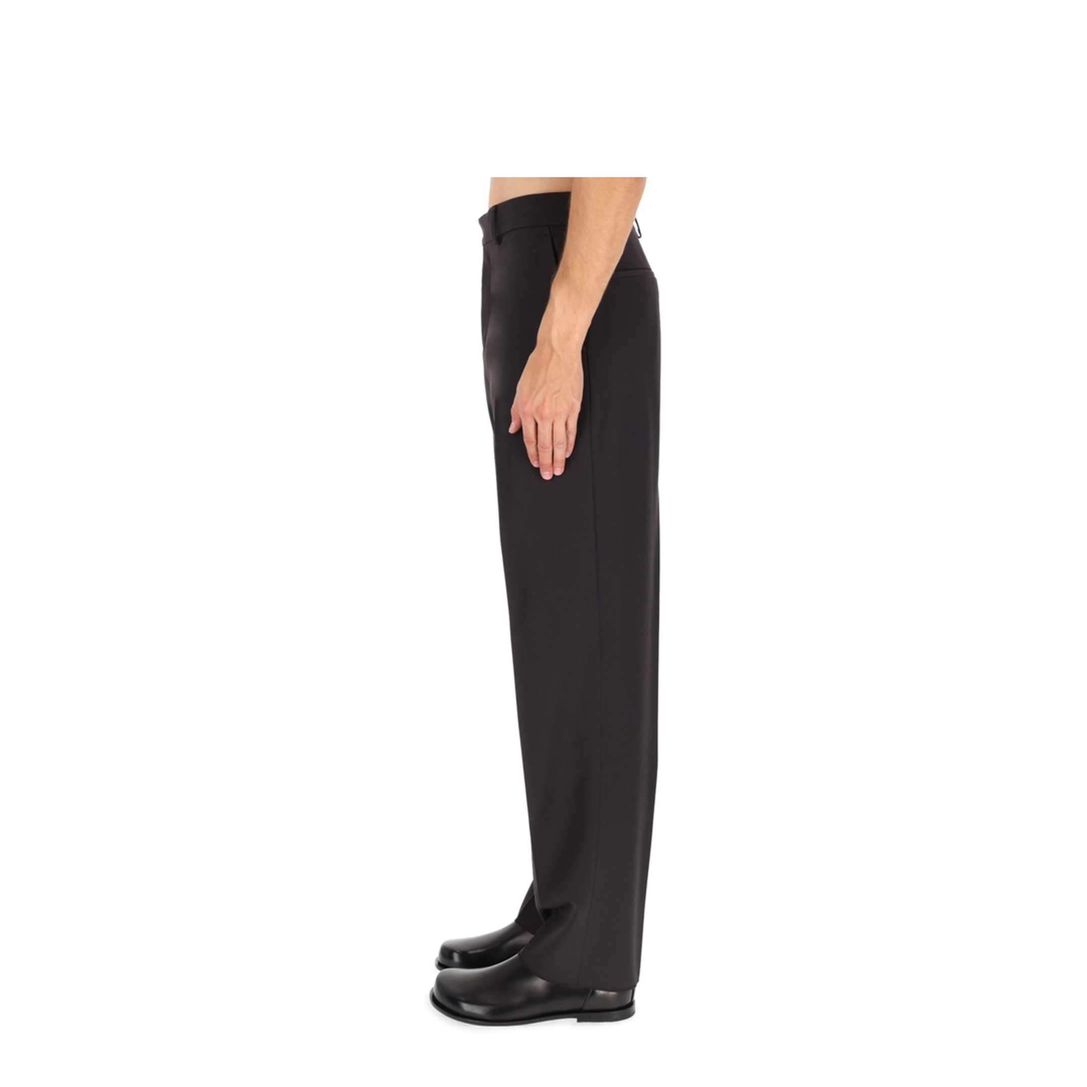 Brown wool trousers - Image 3
