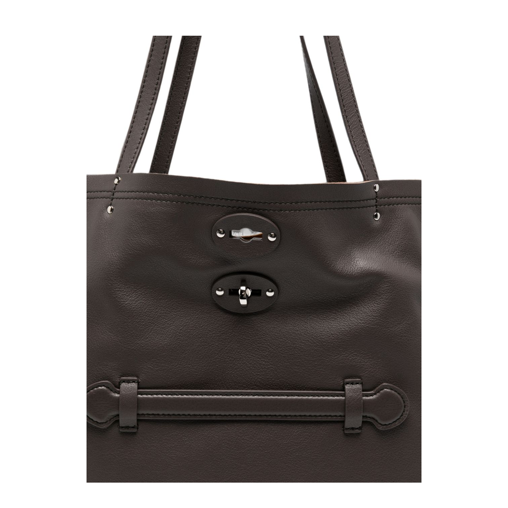 A’ Spasso Medium Calfskin Tote Bag - Pink Ostrica - Image 2