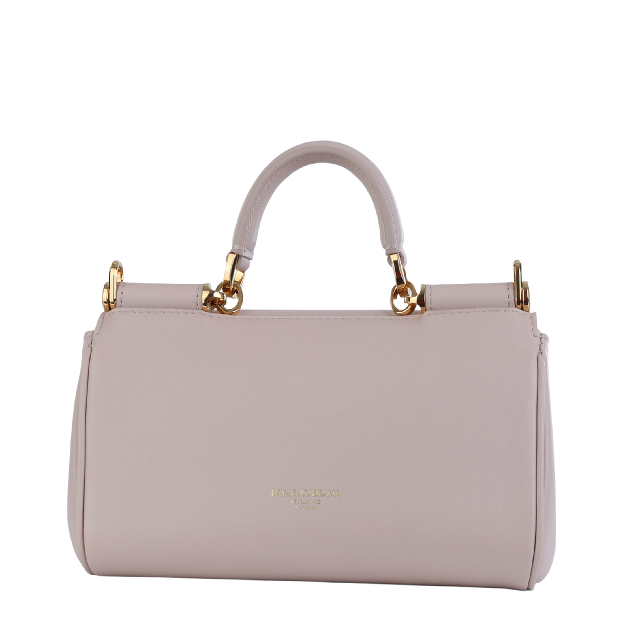 My Sicily Mini Calf Leather Top-Handle Bag - Beige - Image 6
