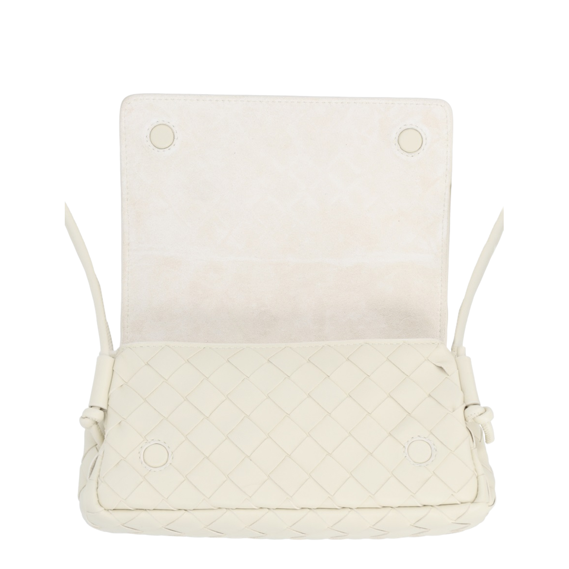 Notturno Intrecciato Nappa Crossbody - Sea Salt - Image 4