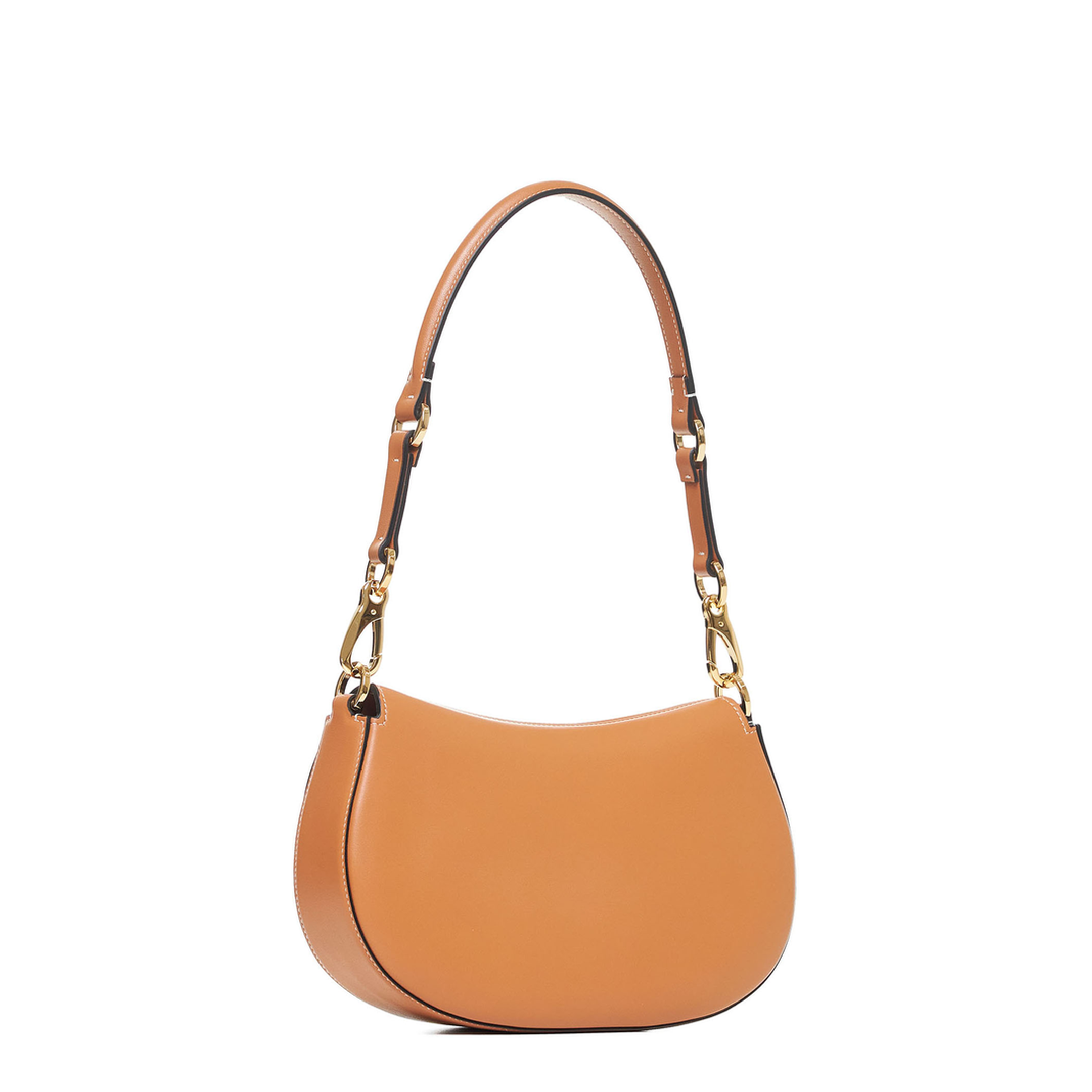Ohval Small Calfskin Shoulder Bag - Beige - Image 3