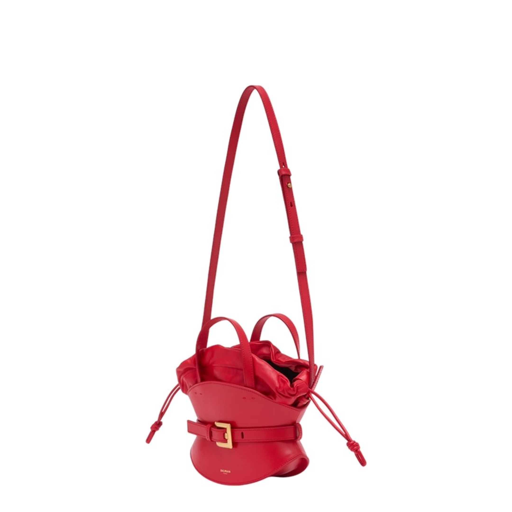 Shuffle Mini Shoulder Bag Leather Red - Image 2