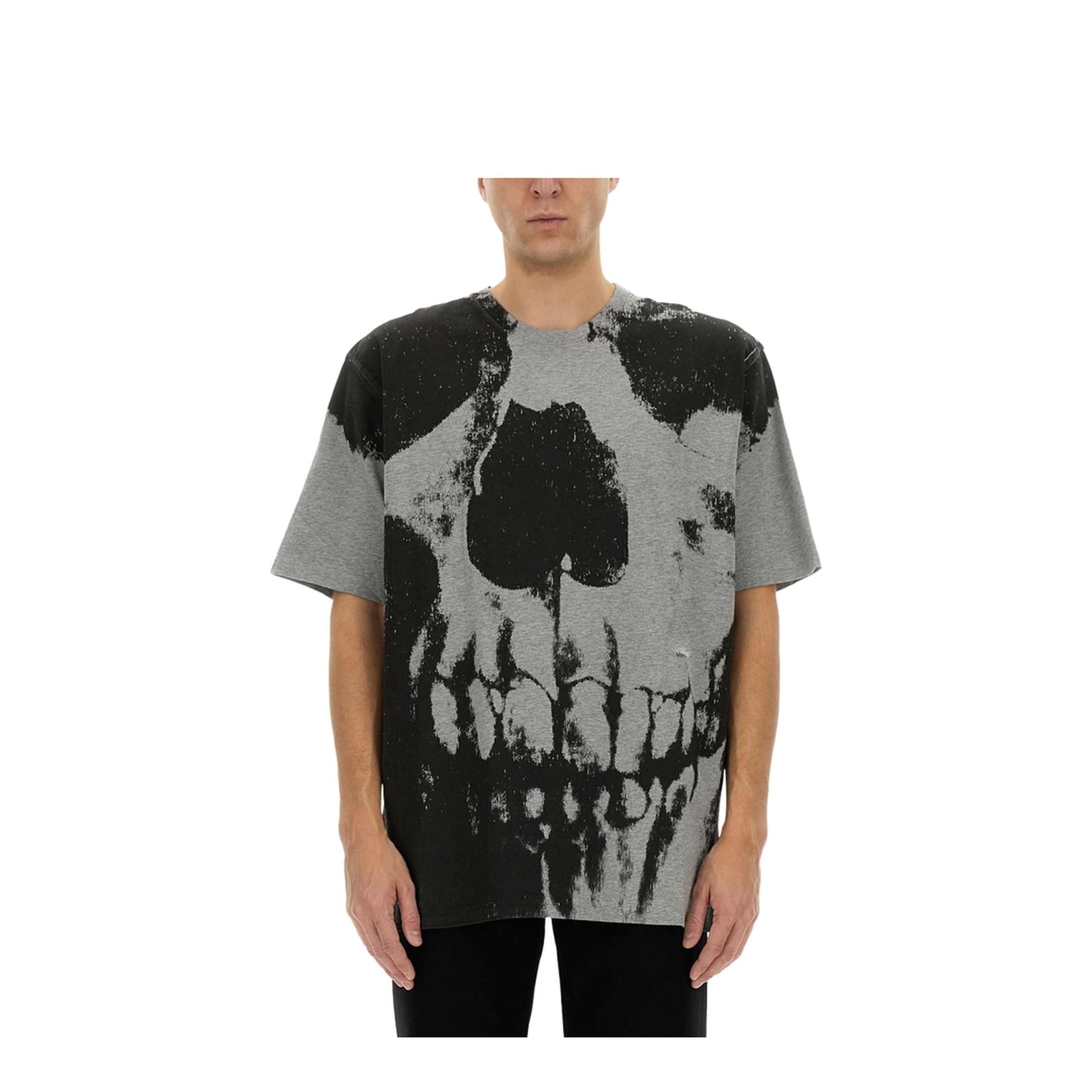 Grey Skull T-Shirt - Image 1
