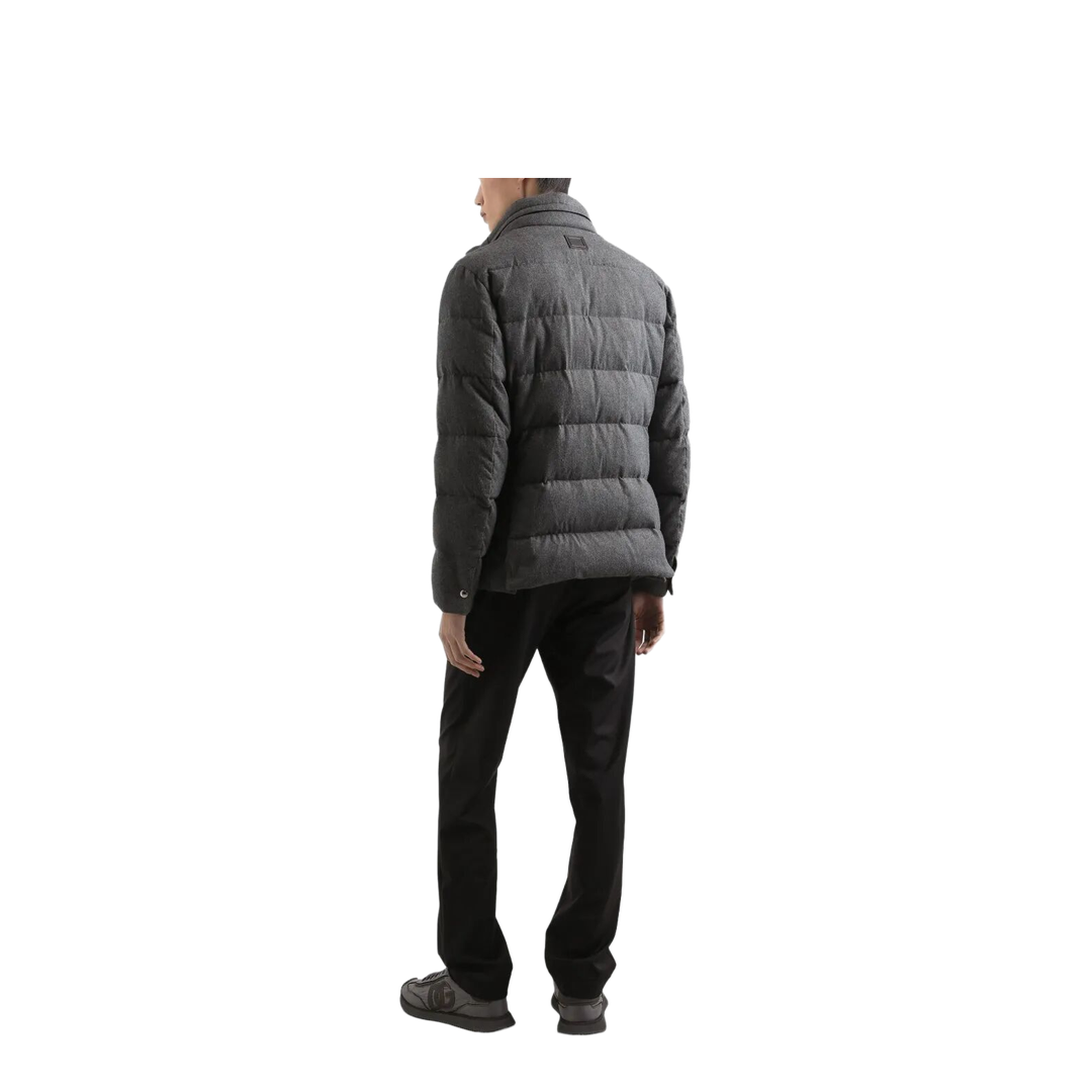 Drawstring-Waist Wool Blend Tapered Trousers - Image 5