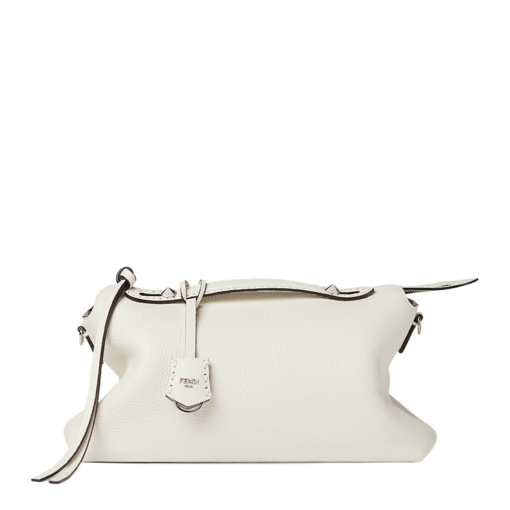 By The Way Large Leather Crossbody Bags - White - Image 1