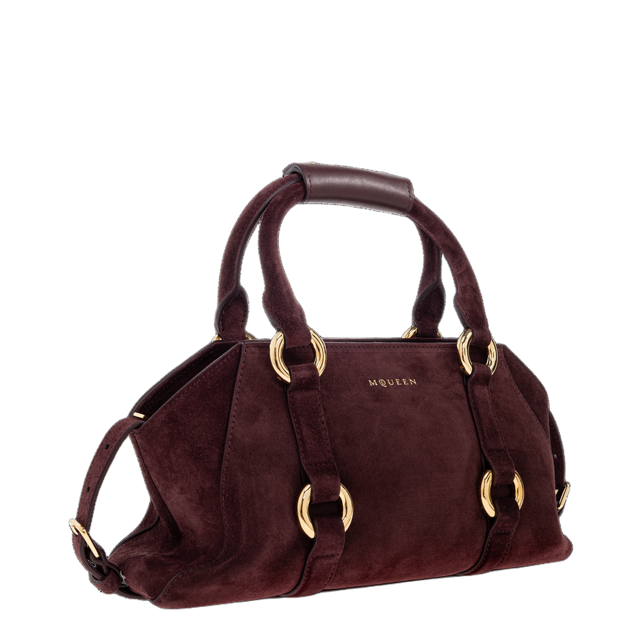 Farringdon Small Calf Leather Handbag - Oxblood - Image 4