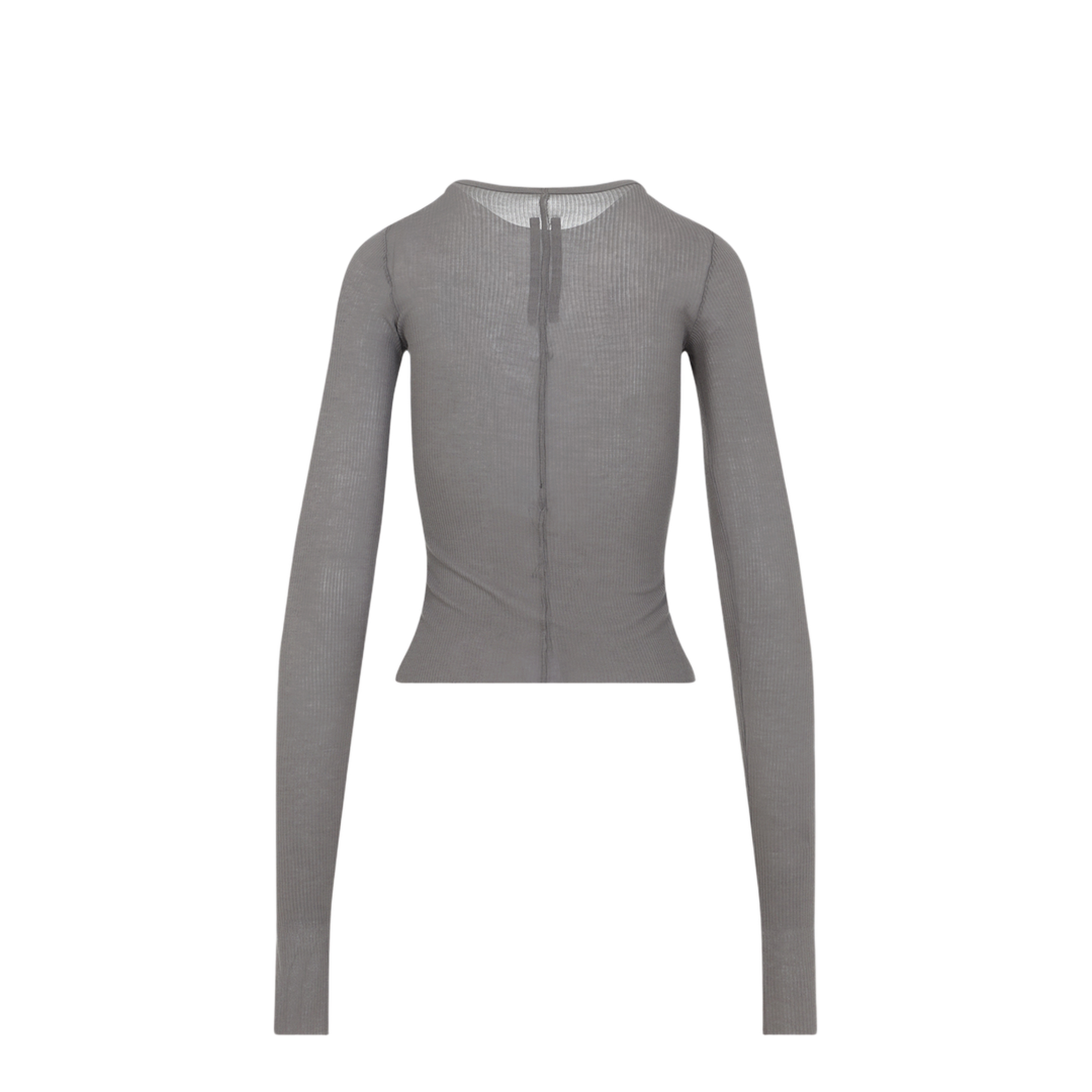 Cropped Rib LS T-shirt - Image 4