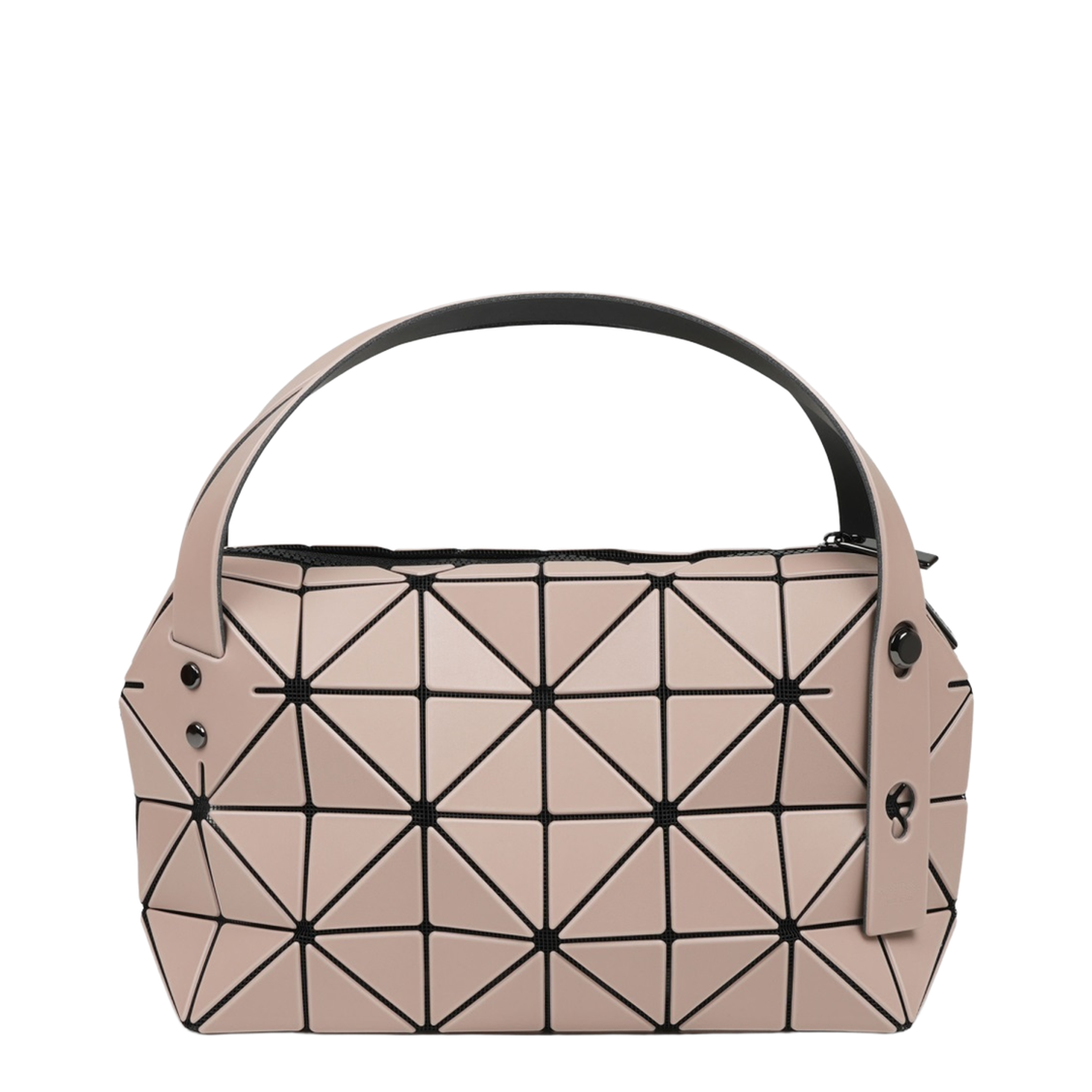 Mini Boston Handbag - Greige - Image 2