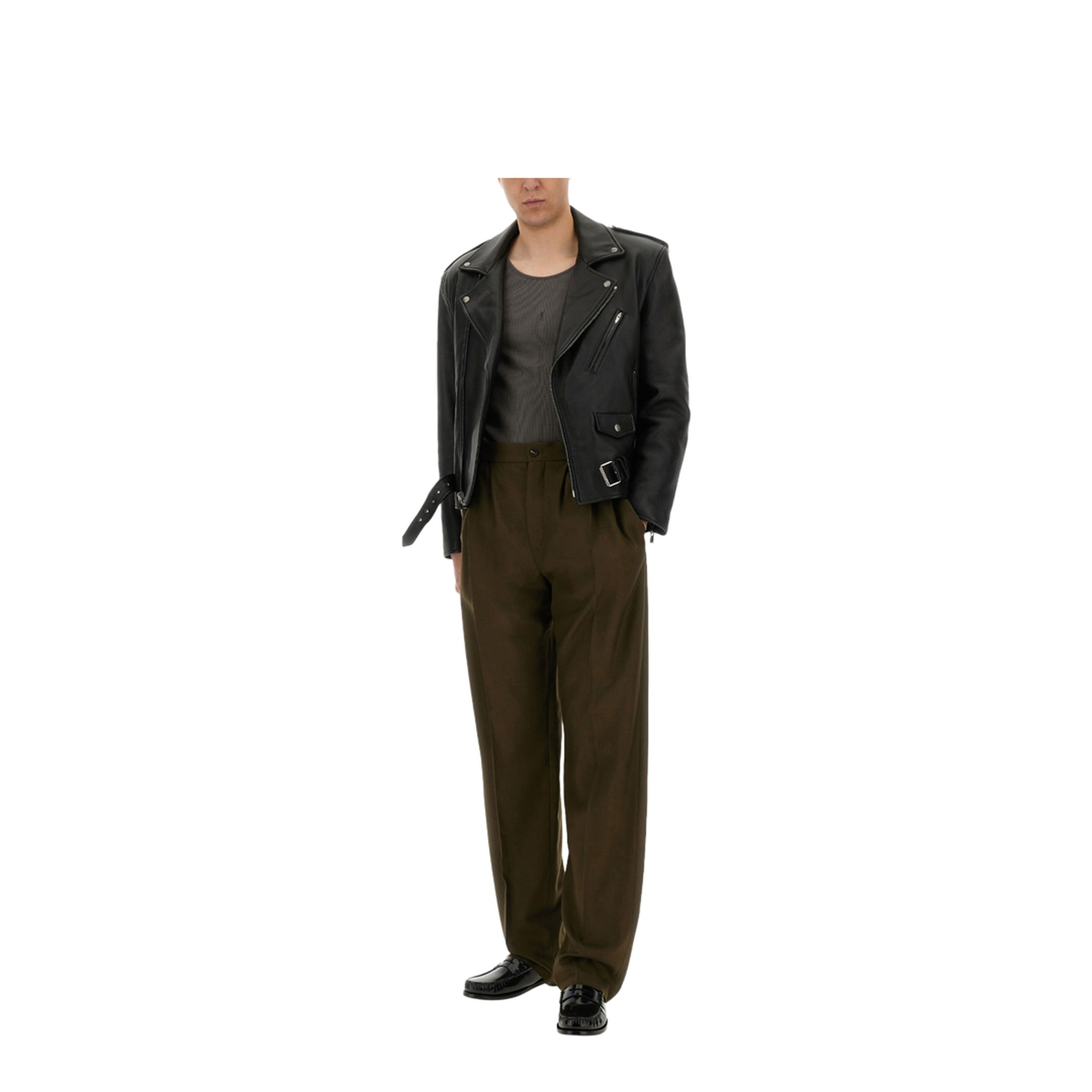 Leather Biker Jacket - Image 2