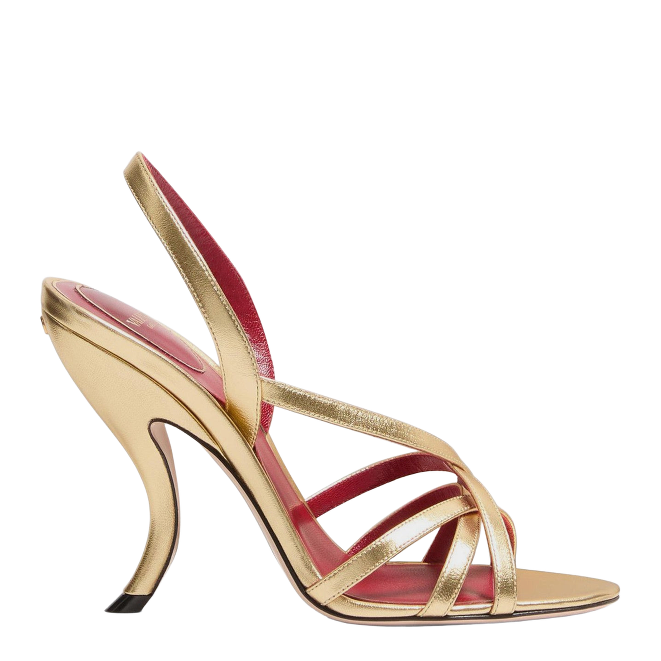 Fetishique Sandal In Laminated Nappa - Image 1