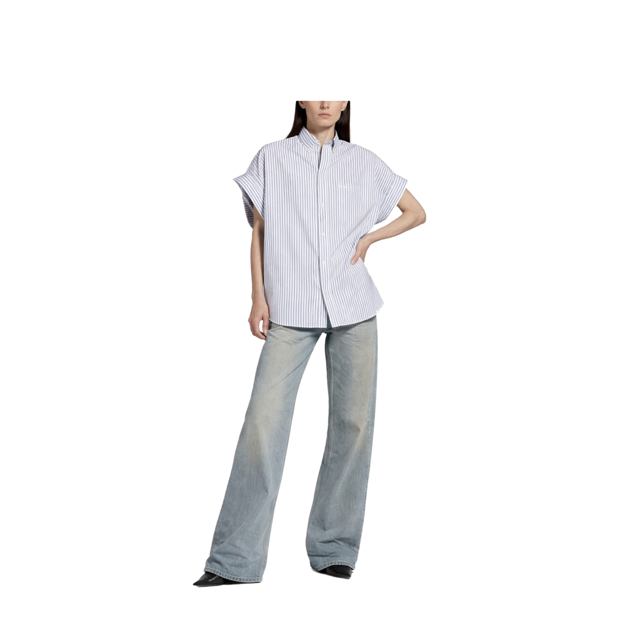 Tucked Sleeve Shirt - Image 2