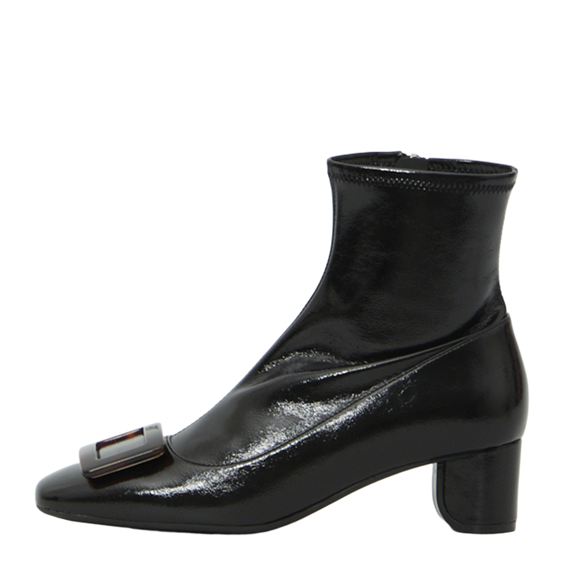 Roundy Turtle Stretch Ankle Boots - Image 4