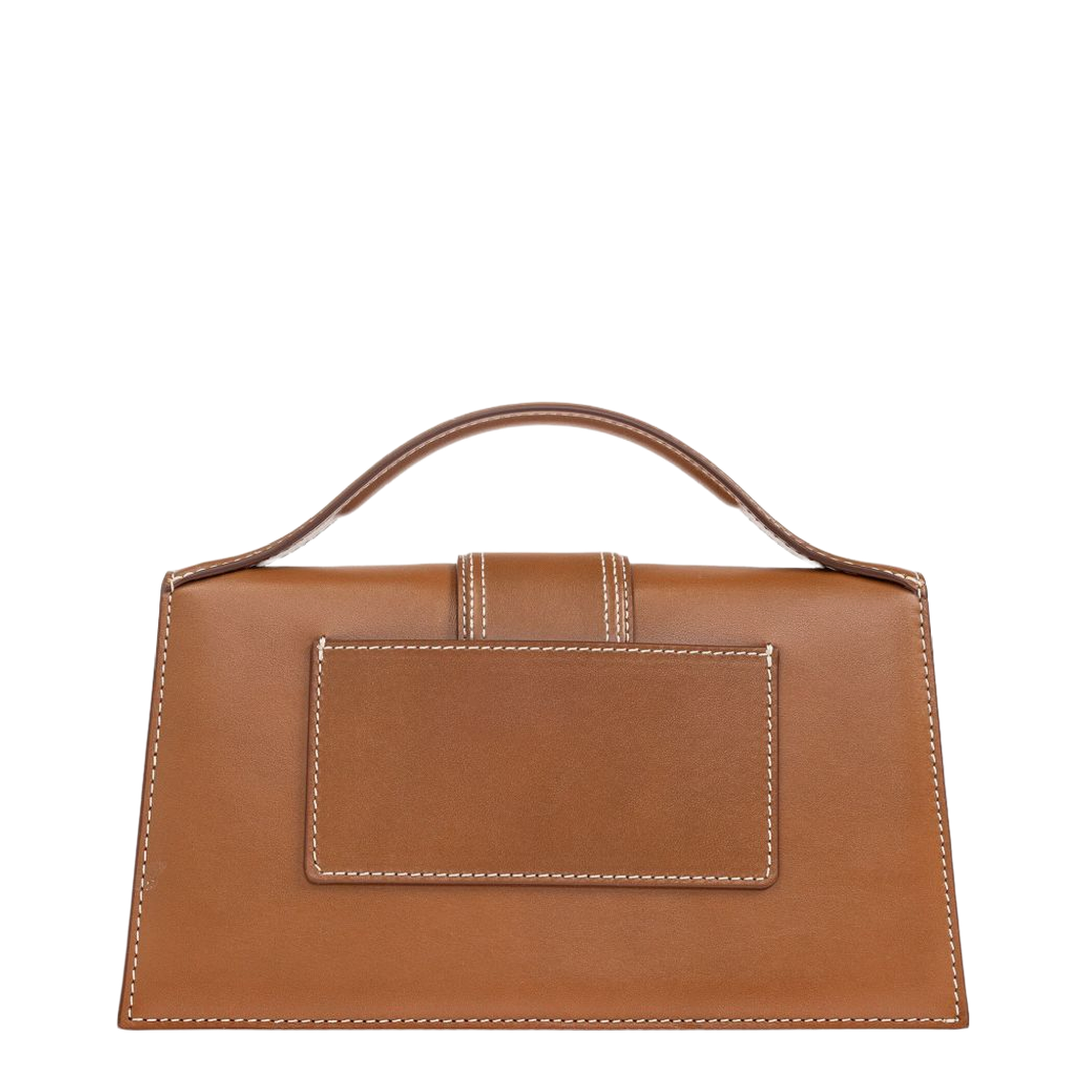 Bambino Large Calfskin Top-Handle Bag - Light Brown - Image 4