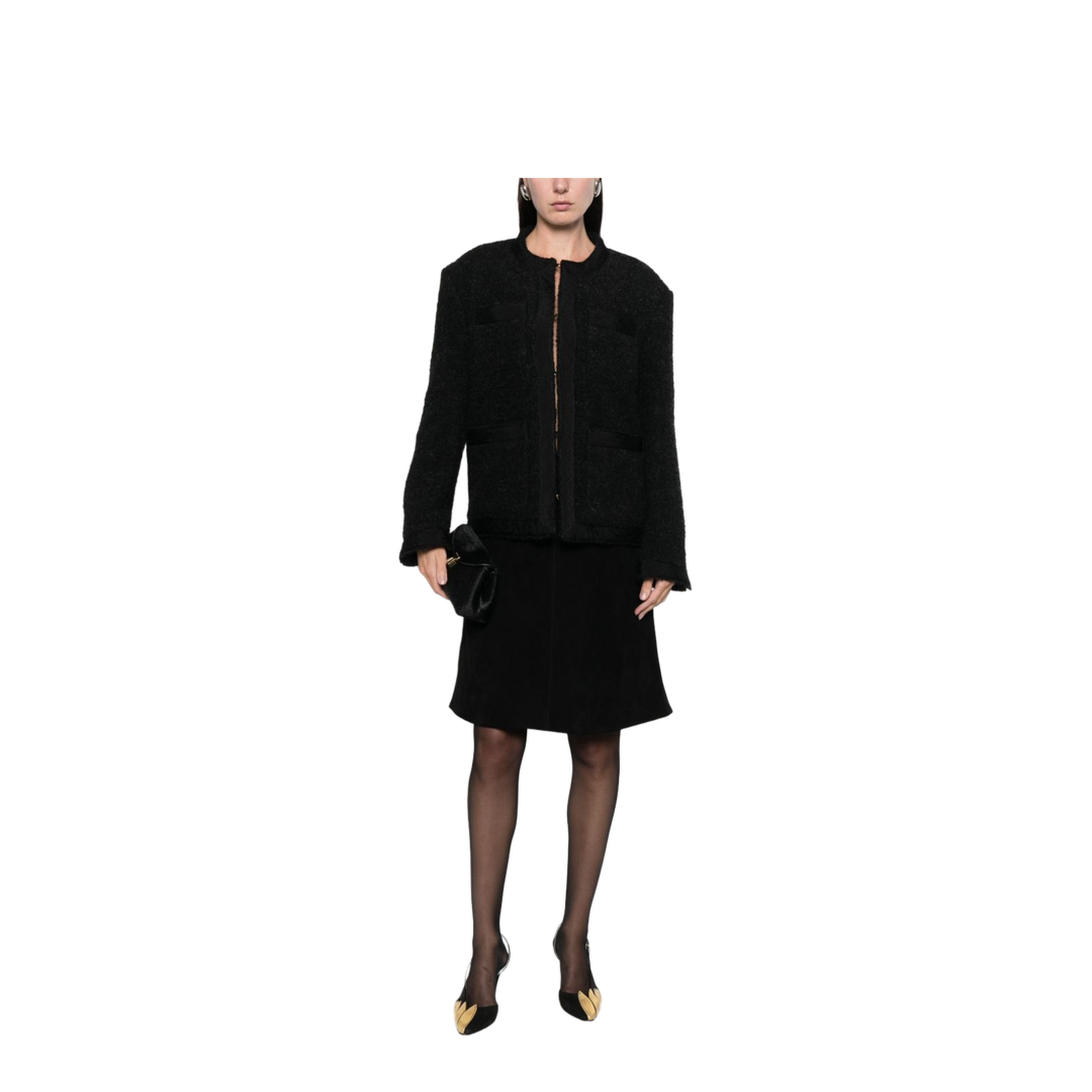 Wool Jacket - Black - Image 5