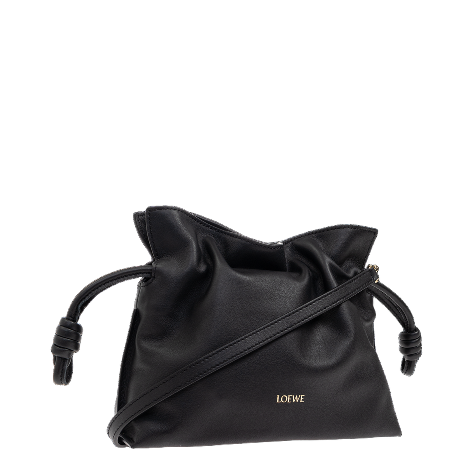 Flamenco Mediun Calfskin Clutch Bags - Black - Image 4