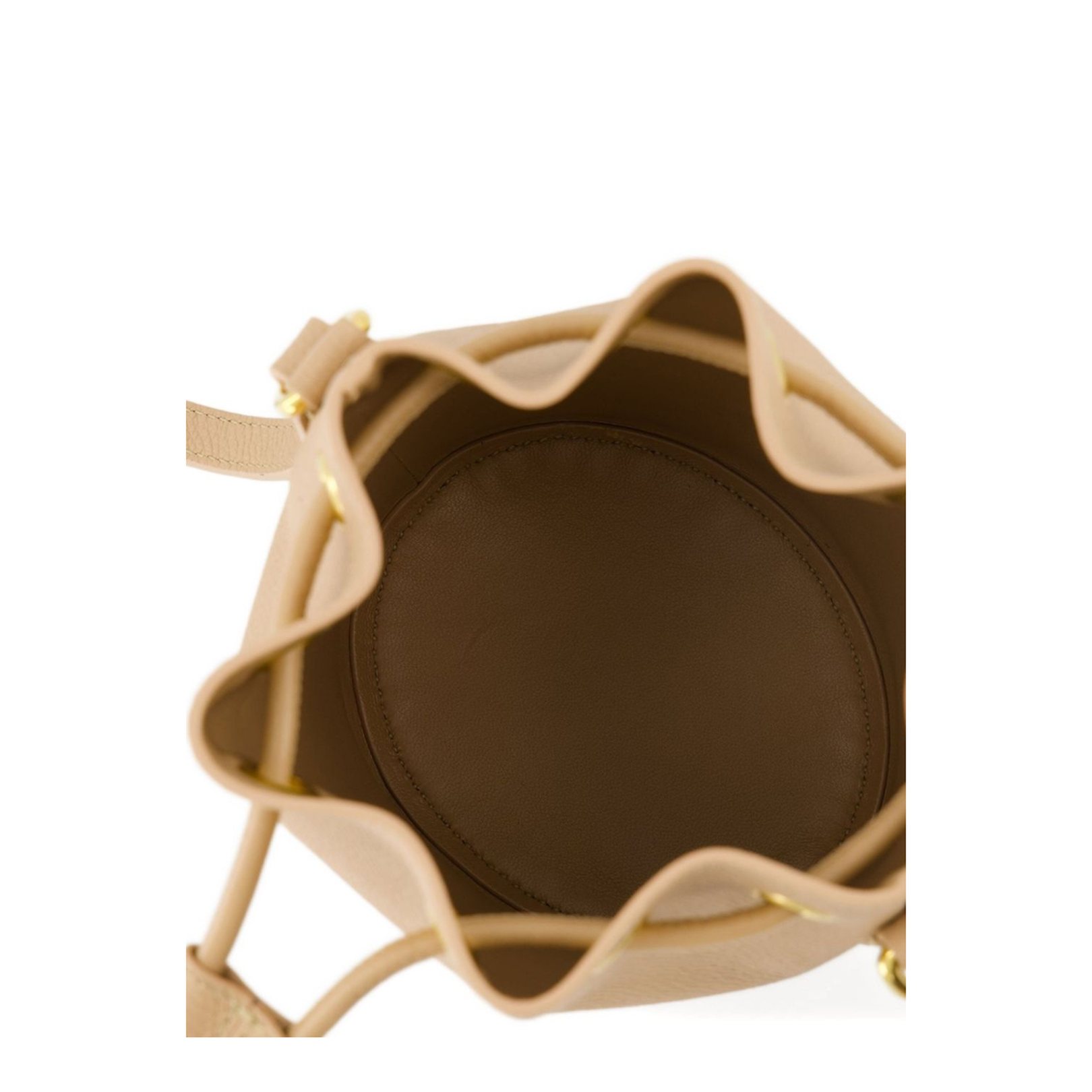 Mini Leather Bucket Bag - Image 3