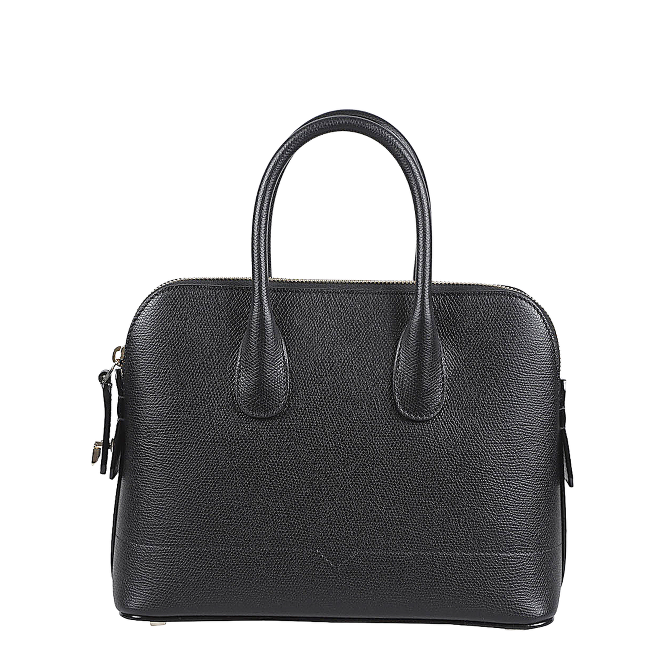 Mylogo Leather Handbag - Black - Image 1