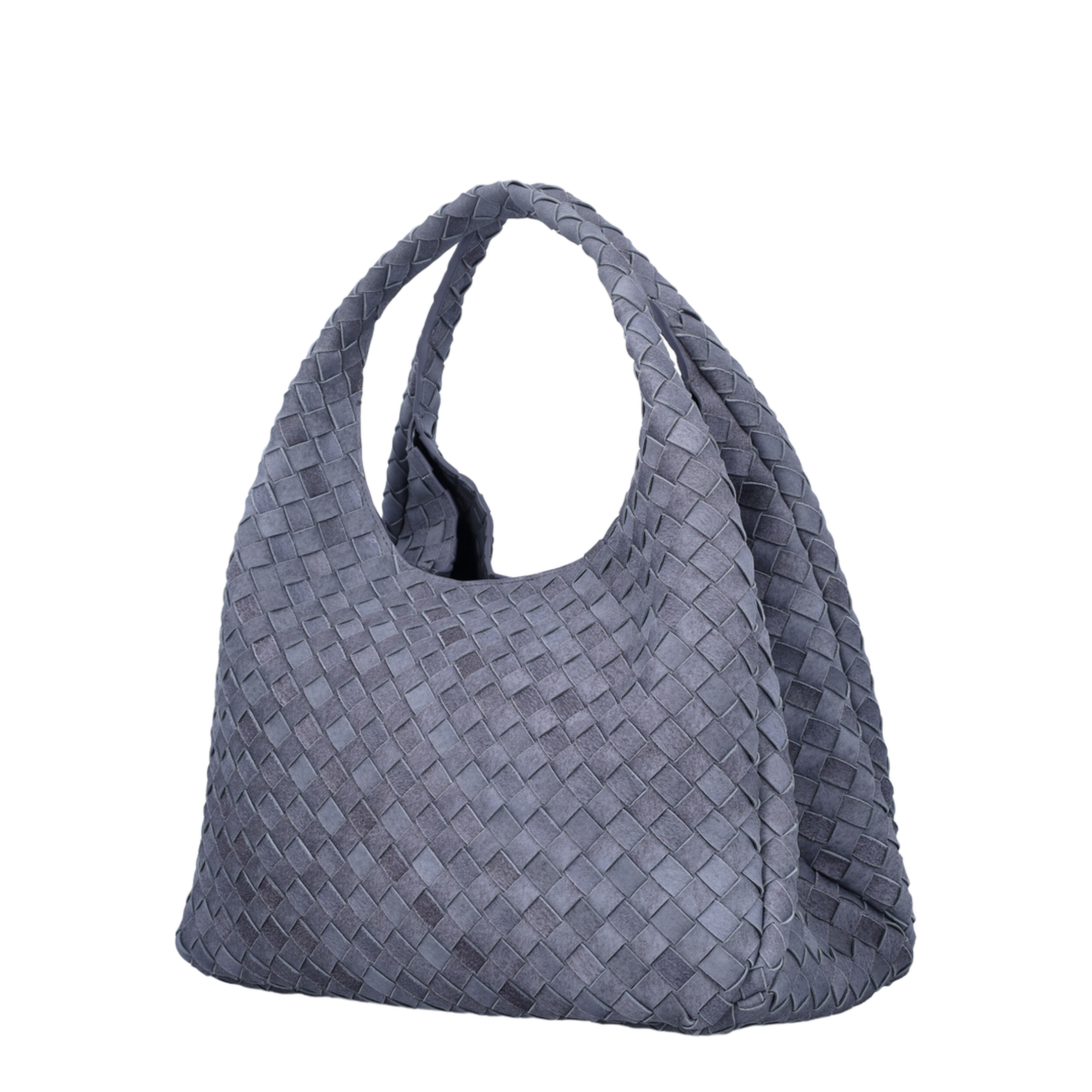 Campana Large Lambskin Shoulder Bag - Cloudy indigo - Image 3