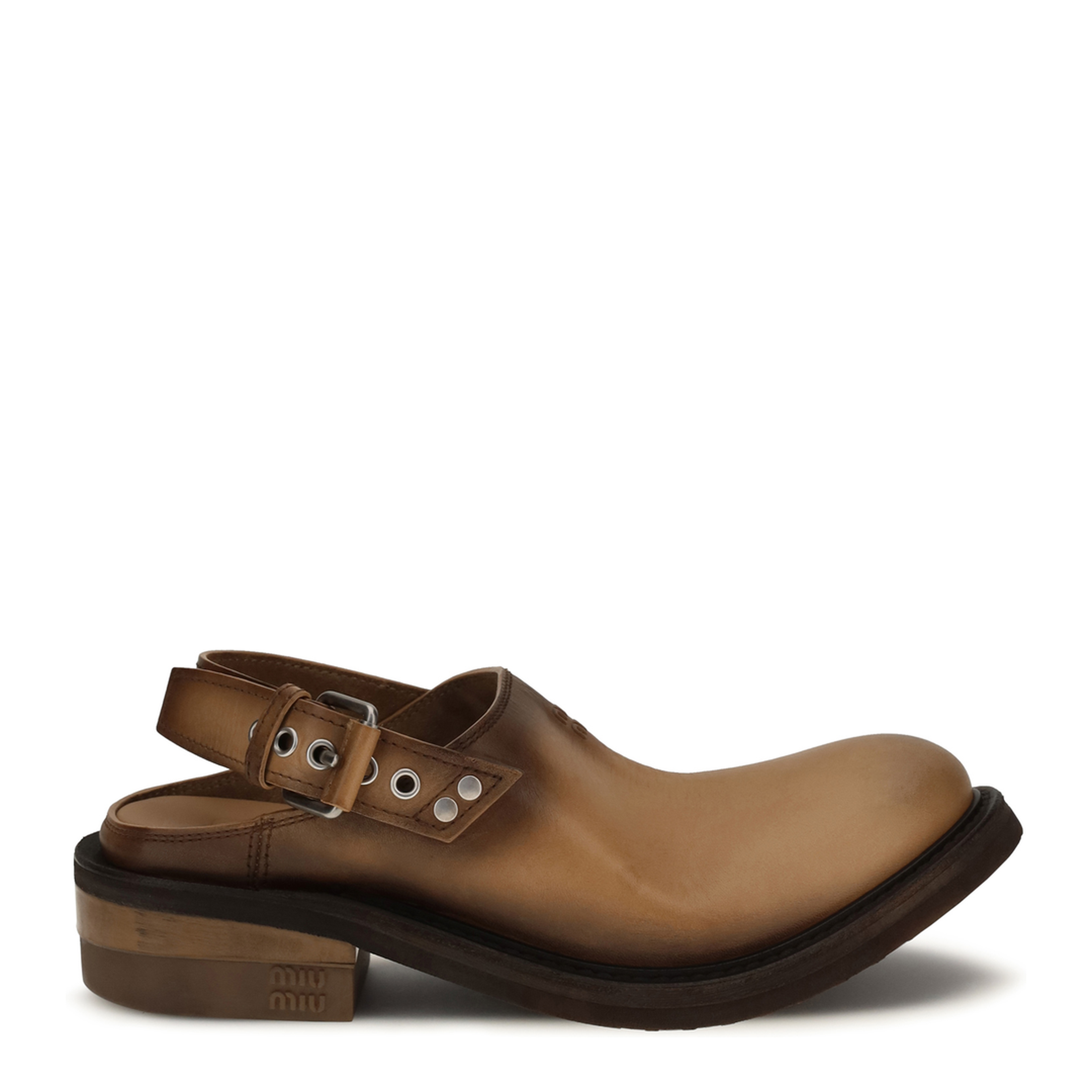 Foule Leather Mules - Image 1