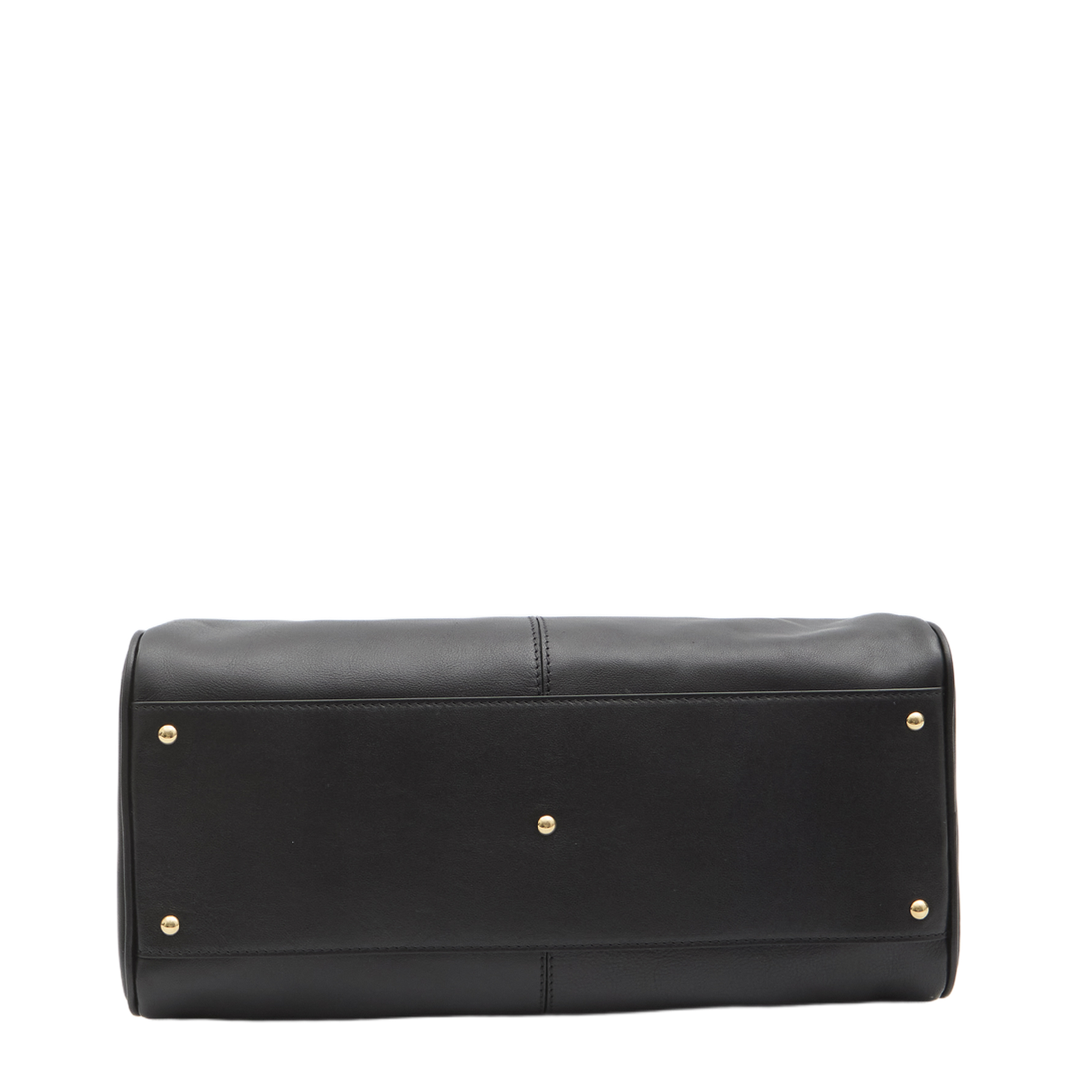 Bowling Bag in Soft Leather Black - Image 3