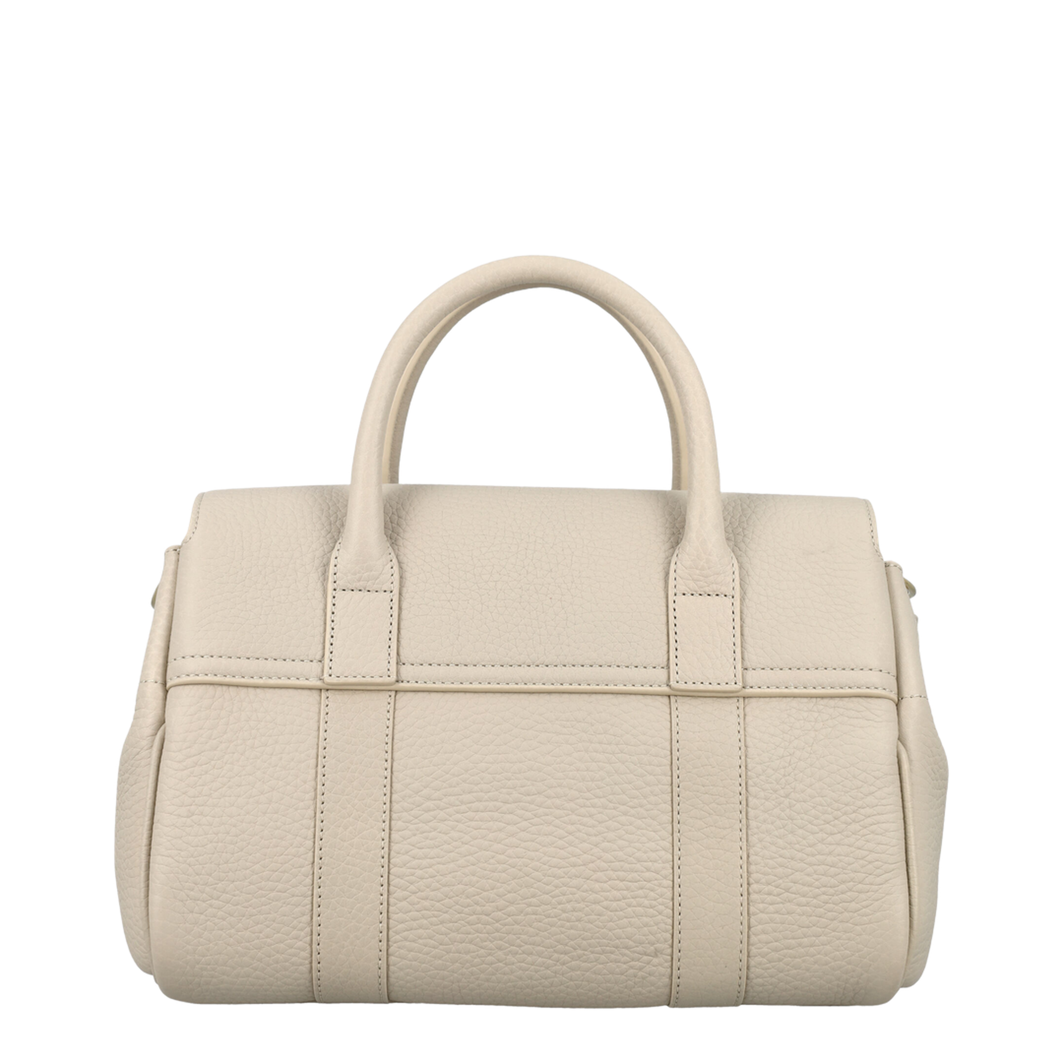 Bayswater Leather Satchel - Chalk - Image 3