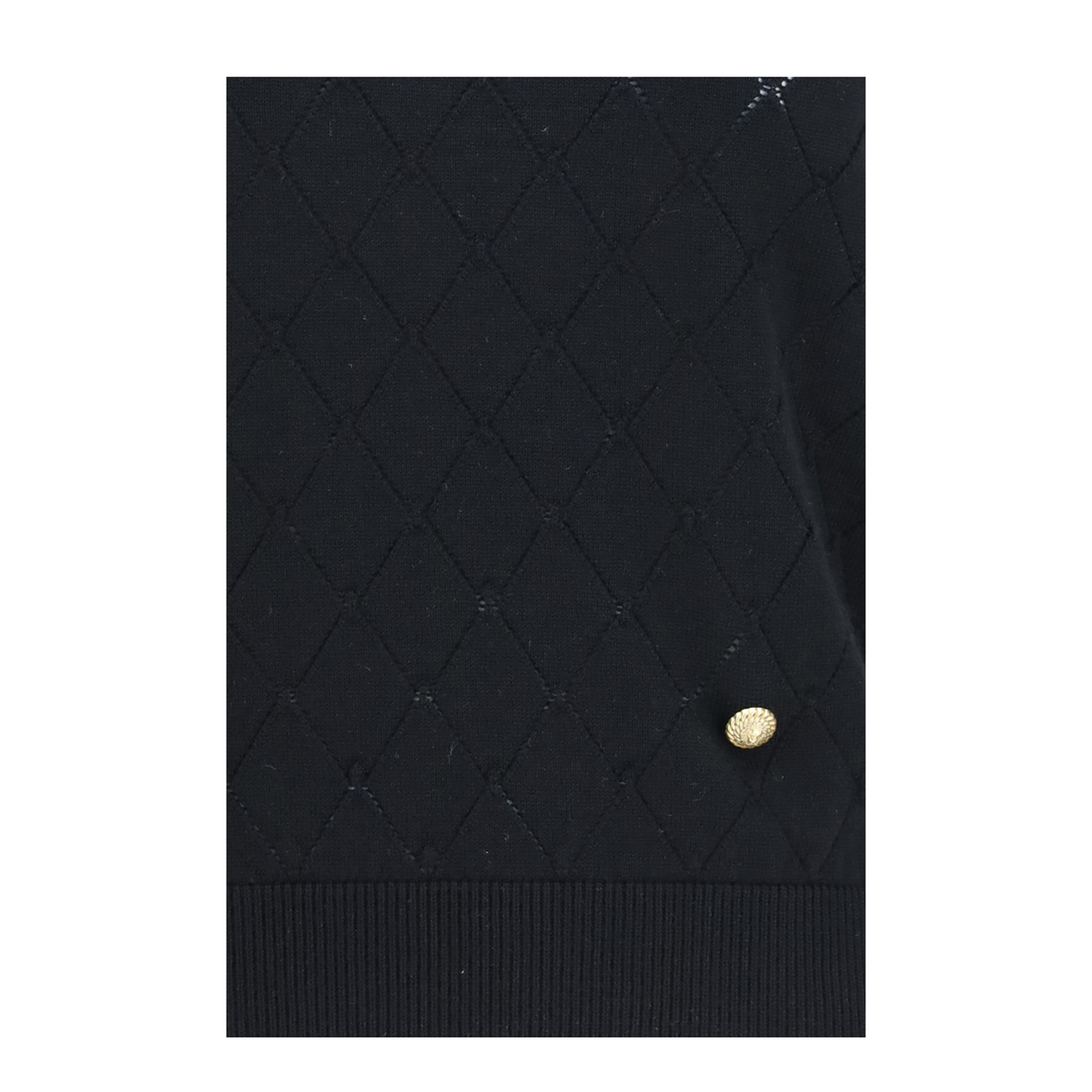 Sleeveless Wool Crewneck Top - Image 3