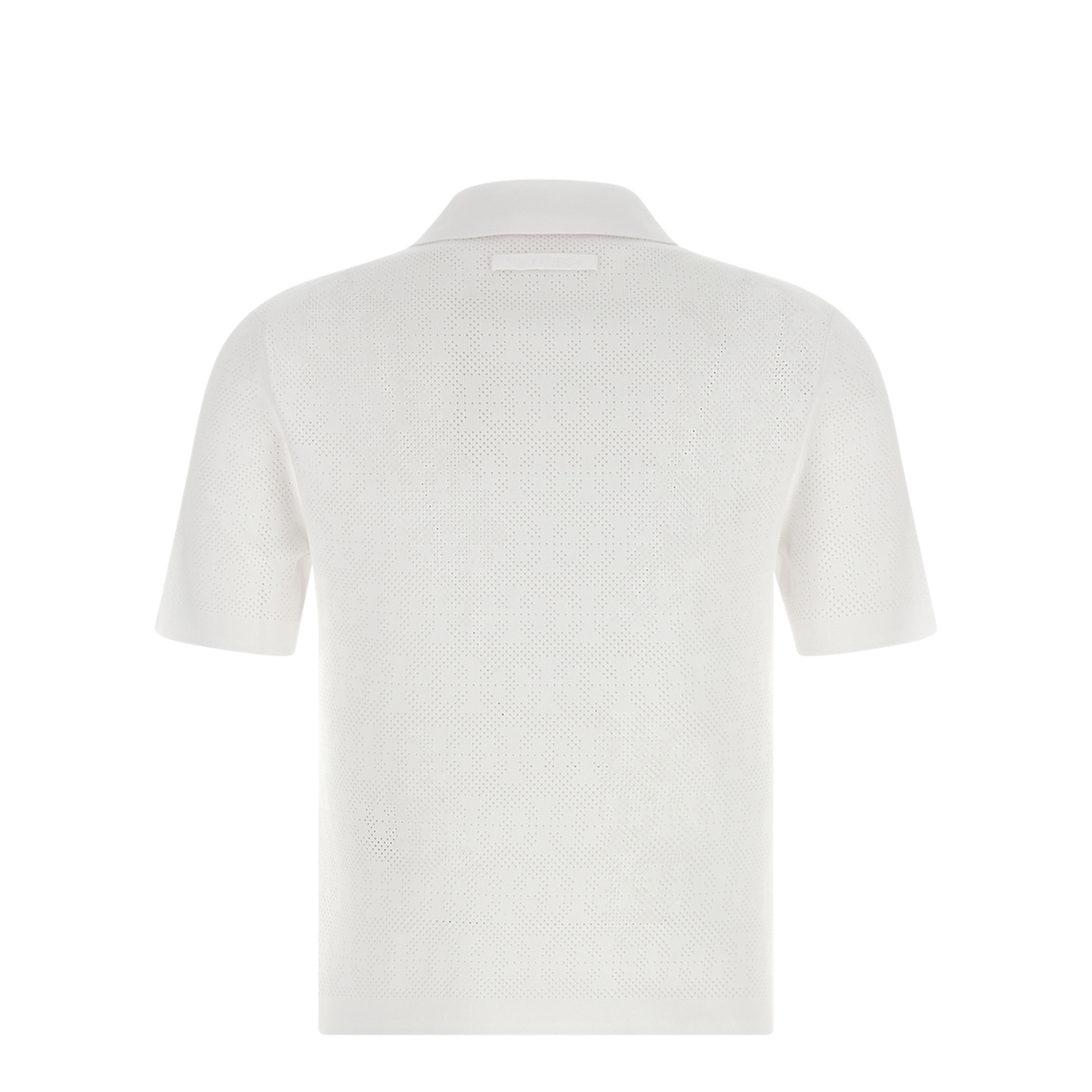 Pointelle Viscose Polo Shirt - Image 2