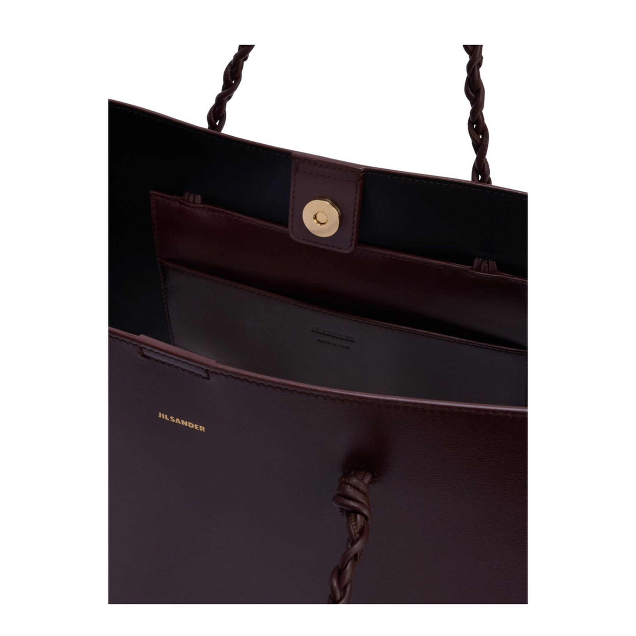Tangle Calfskin Tote Bag - Dark Earth - Image 3