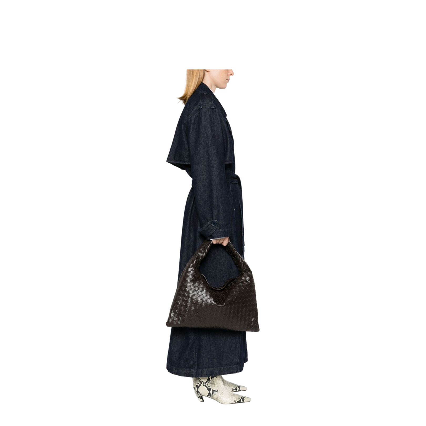 Hop Small Leather Shoulder Bags - Black - Image 5