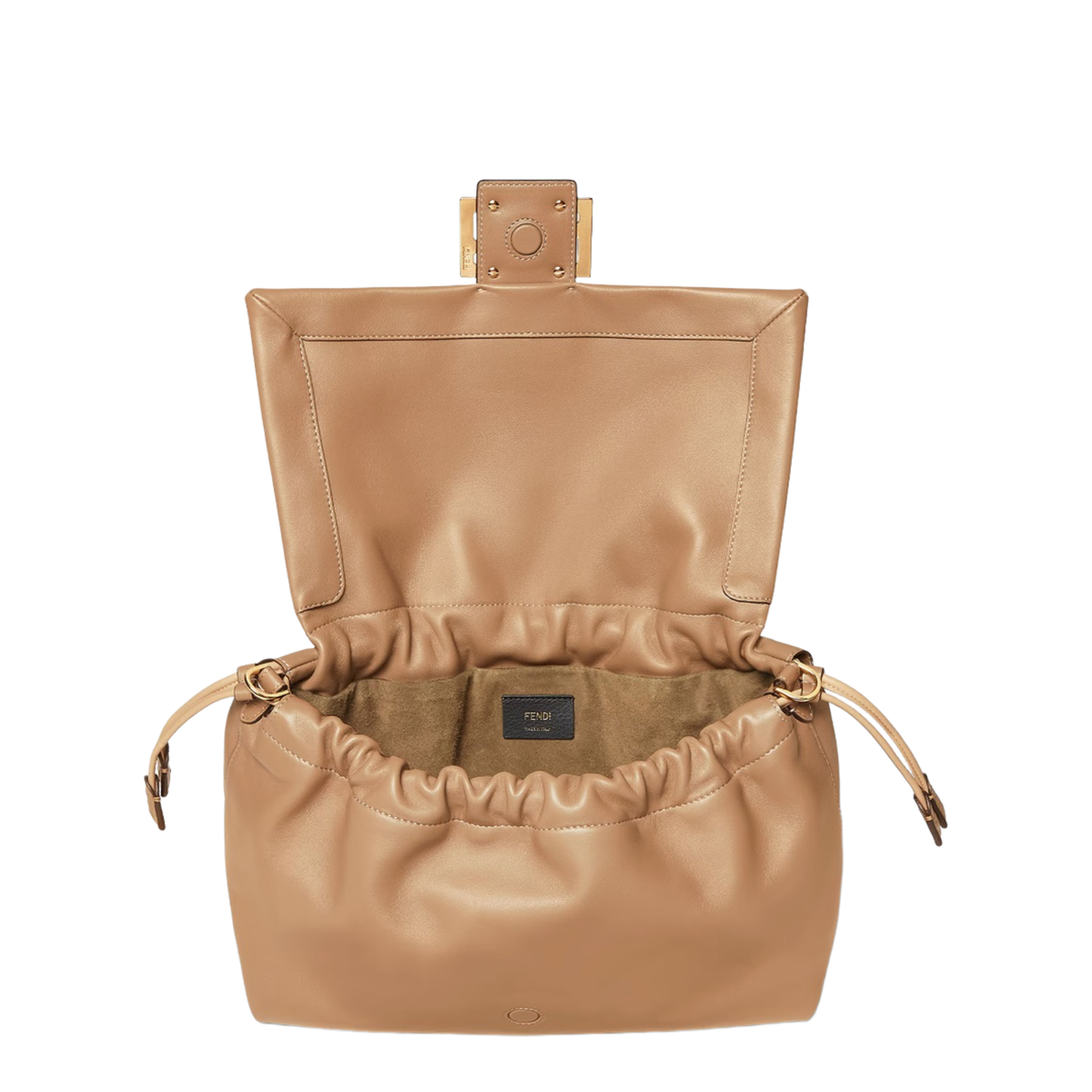 Baguette Large Leather Top Handle Bags - Brown - Image 6