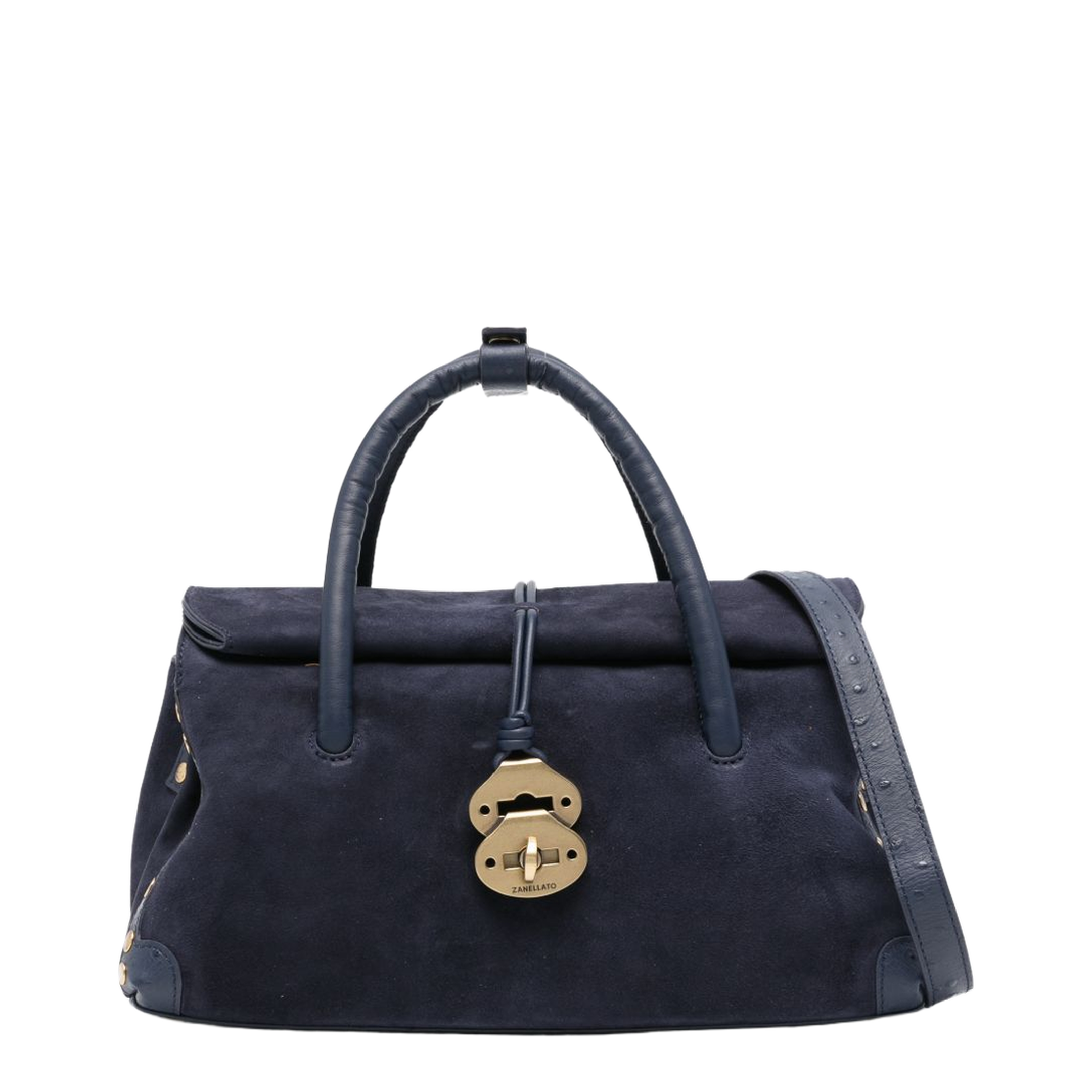 Dotta Baby Leather Bag - Siderale Blue - Image 1