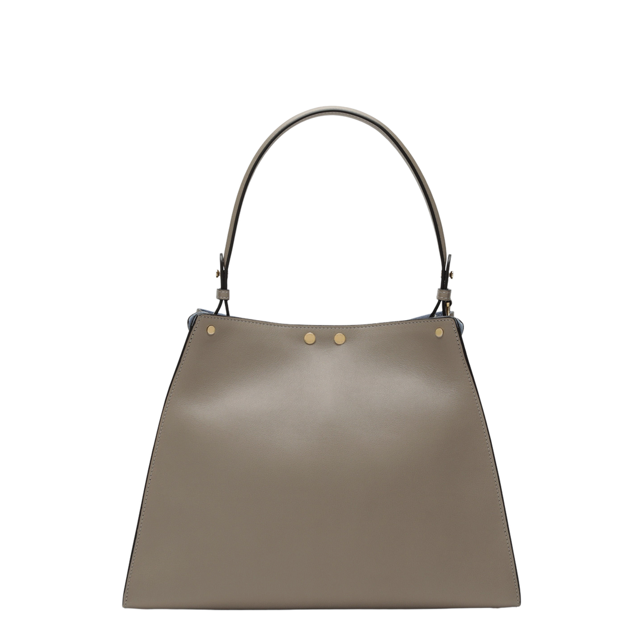 Way Medium Bag in Tortora Leather and Blue Neon Suede - Image 2