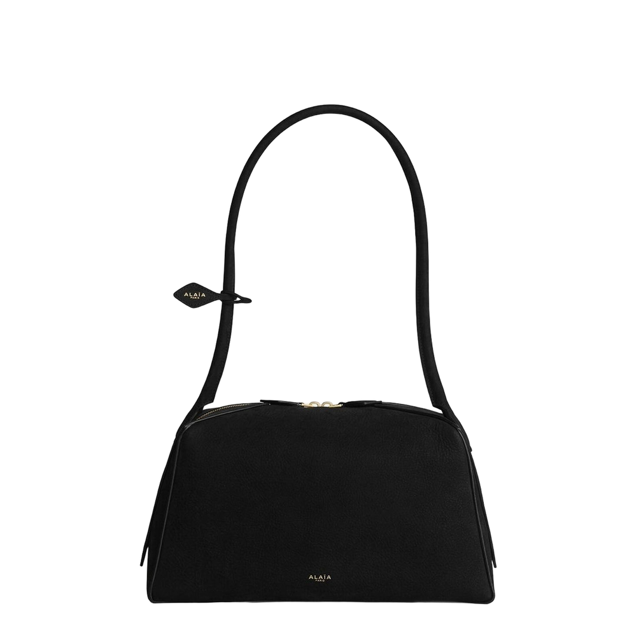 Noir Le Bouledogue Bag in Nubuck - Image 1