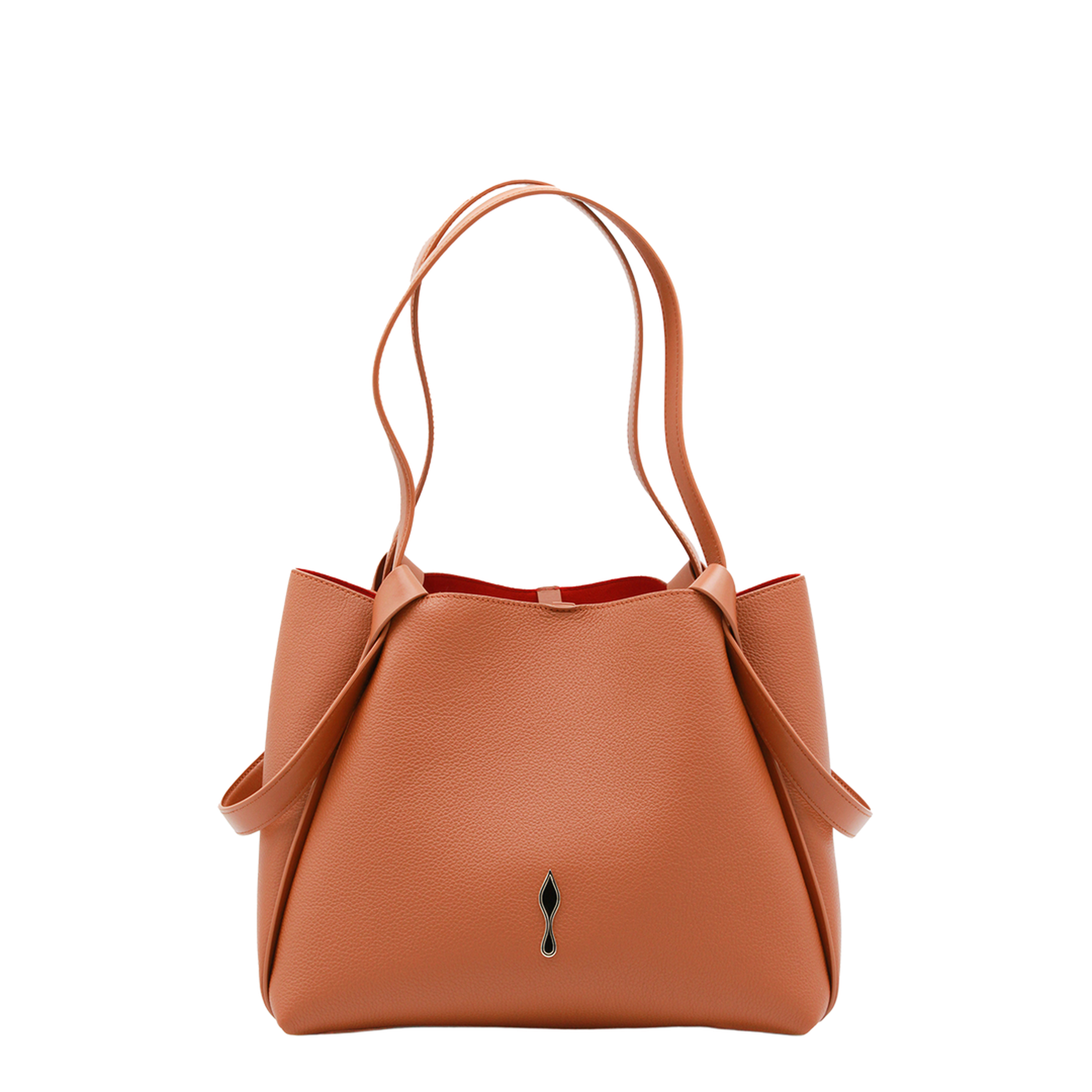 Bettina Small Grained Calf Leather Tote - Cuoio - Image 1