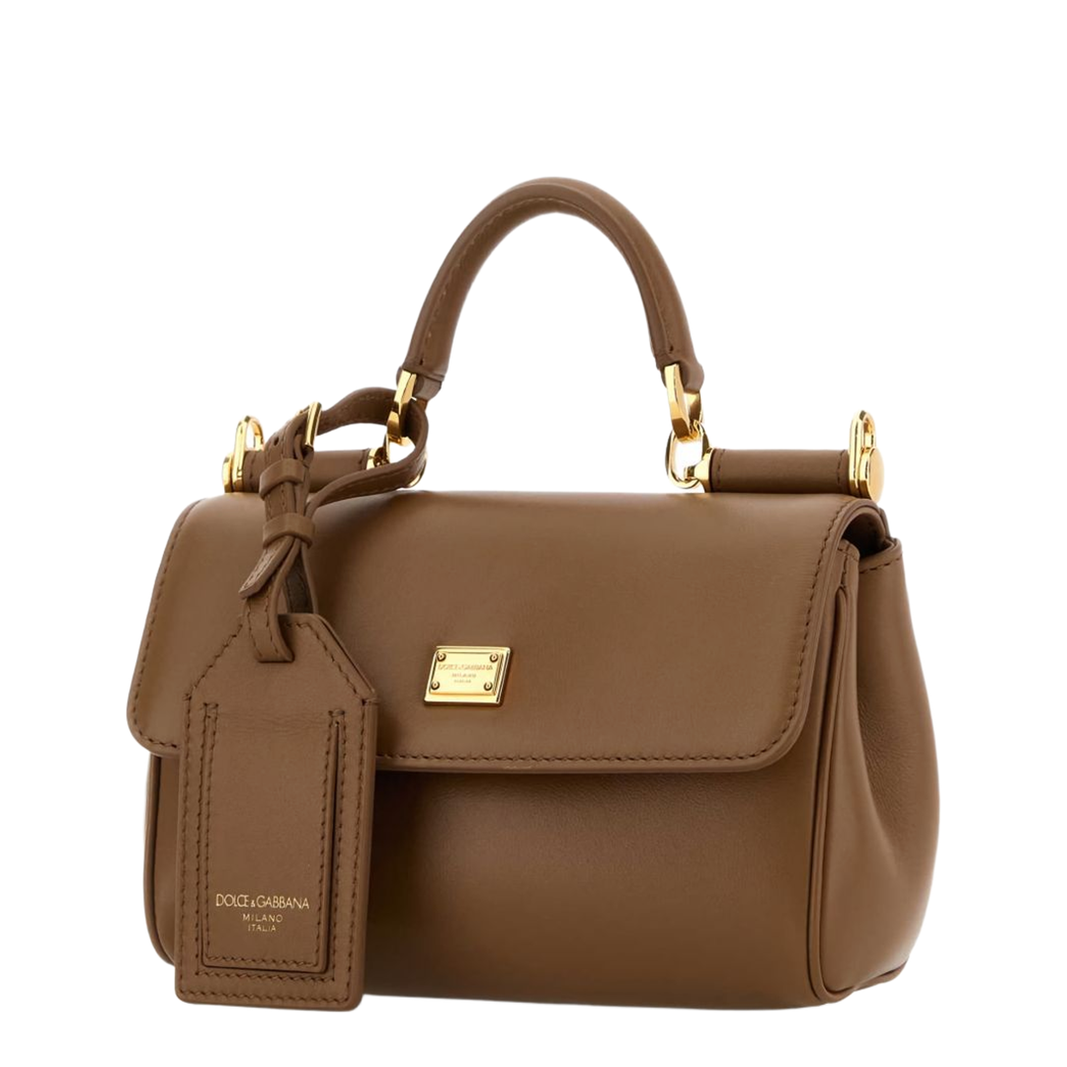 My Sicily Mini Plongé Calfskin Handbag - Brown - Image 2