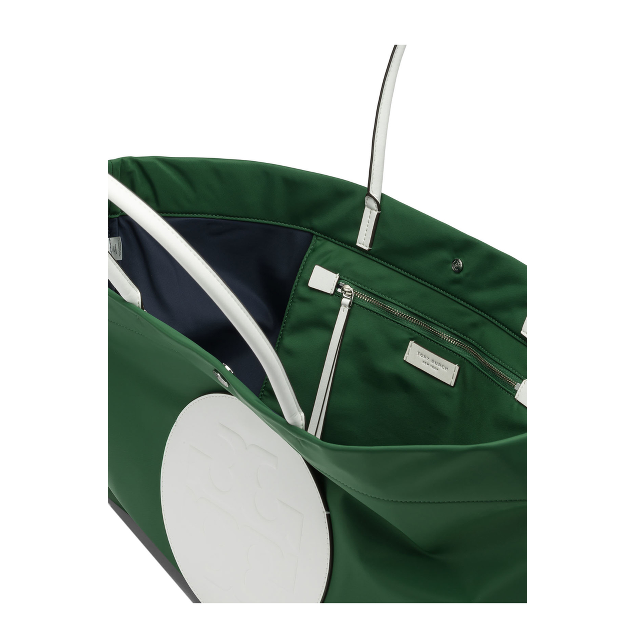 Ella Twist Nylon Tote - Basil - Image 4