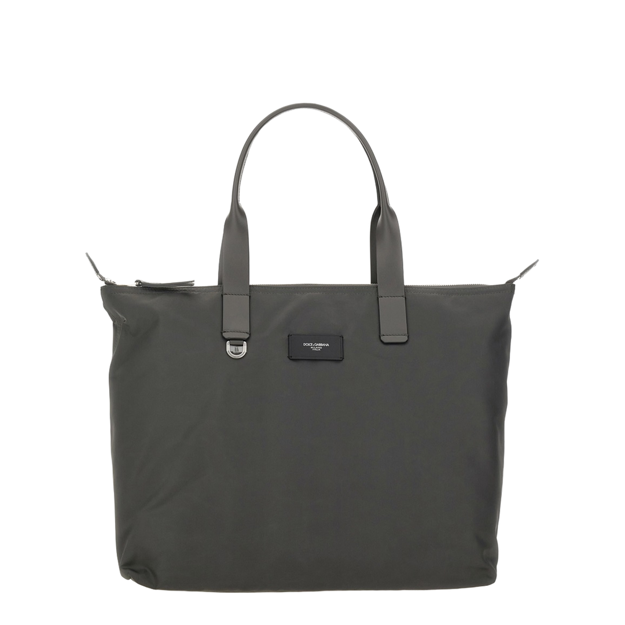 Adamo Unique Calfskin Shopping Bag - Charcoal - Image 1
