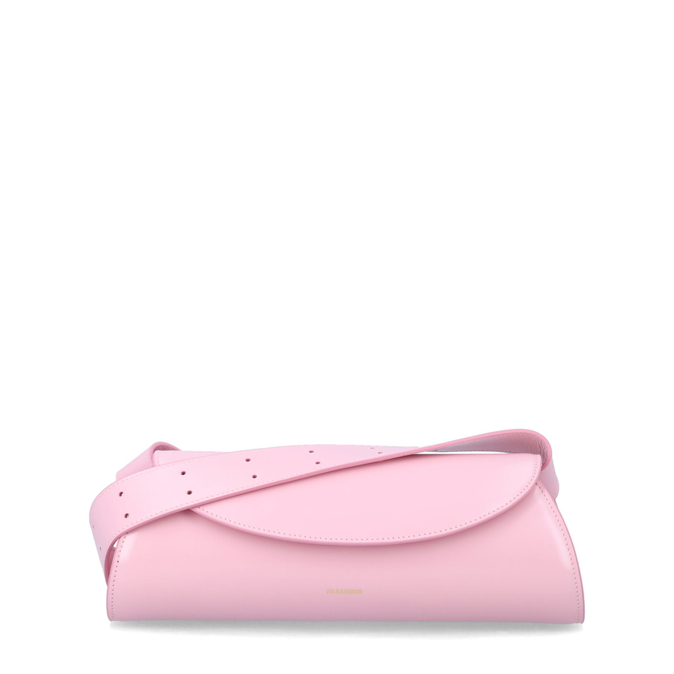 Cannolo Small Calfskin Shoulder Bag - Pale Pink - Image 1