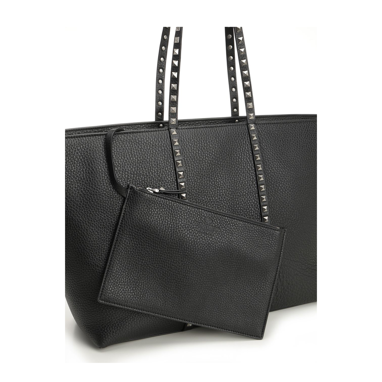 Rockstud Leather Tote Bag - Image 5