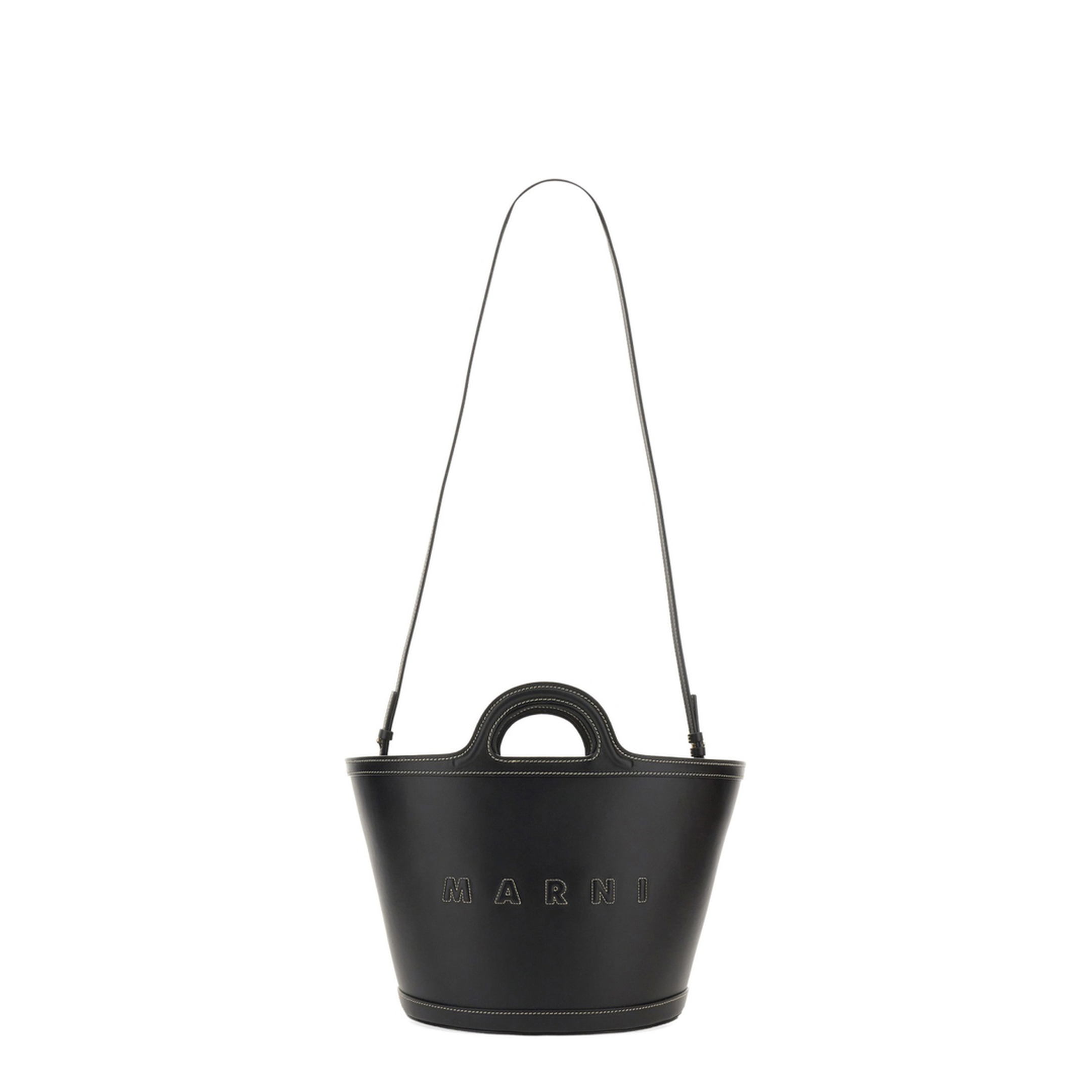 Tropicalia Small Calfskin Tote - Black - Image 2