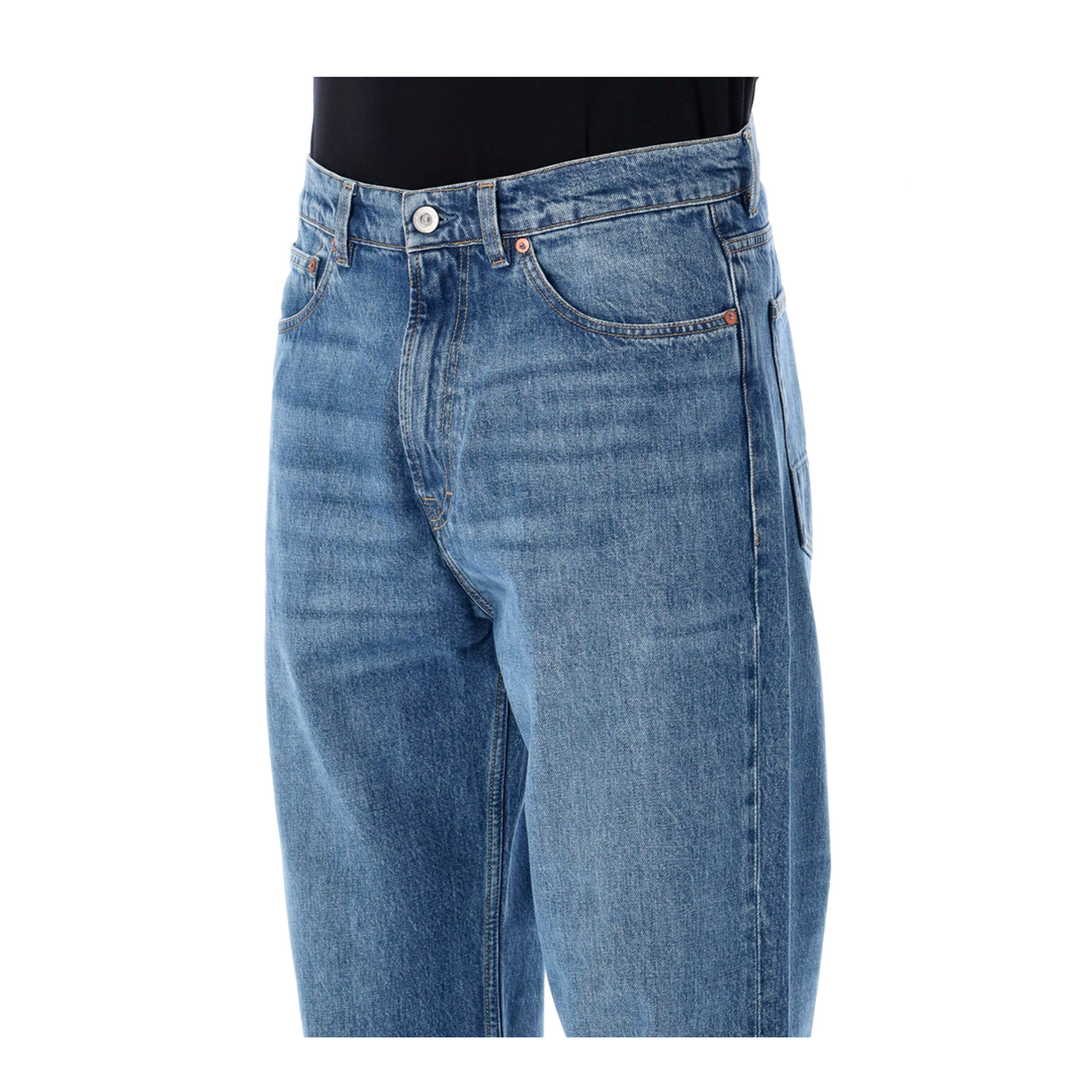 Blue Loose-Fit Jeans - Image 3