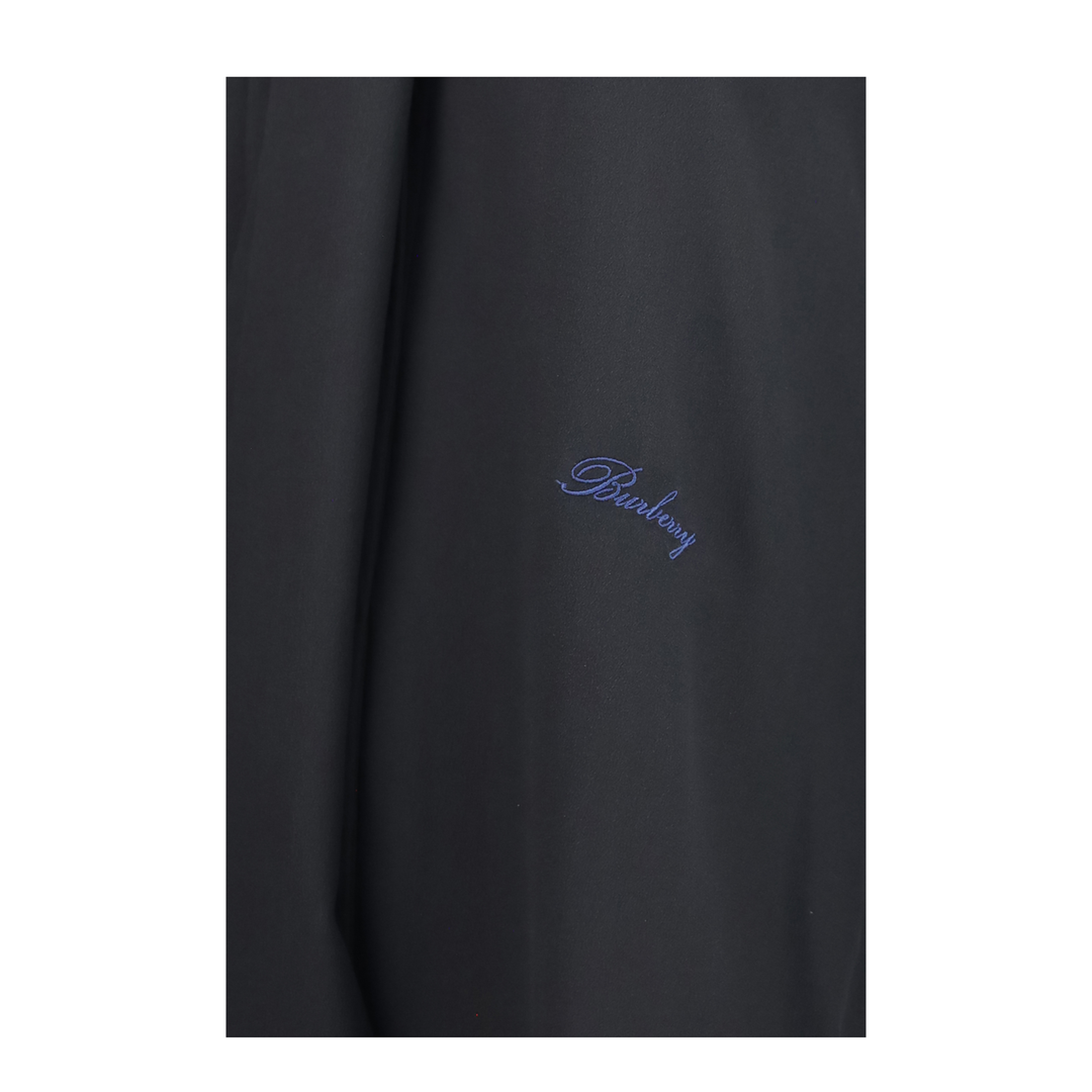 Silk Blouse with Embroidered Logo and Scarf Detail - Image 3