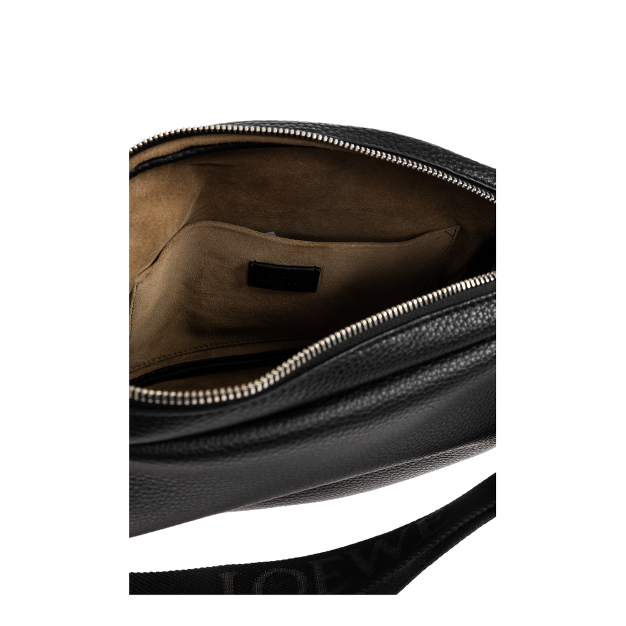 Pebble Medium Calfskin Messenger Bag - Indigo Dye - Image 5