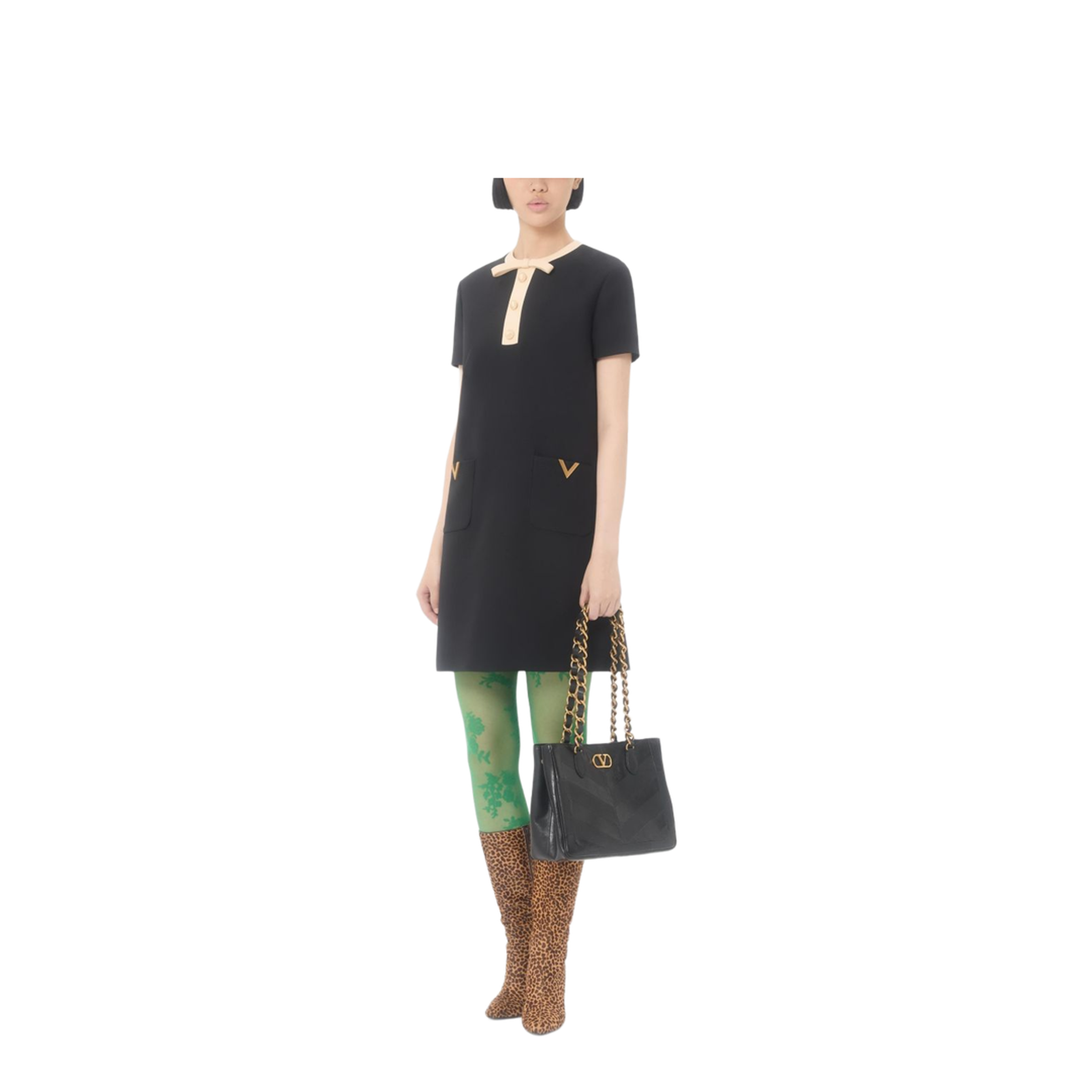 Wool And Silk Blend Dress - Image 2